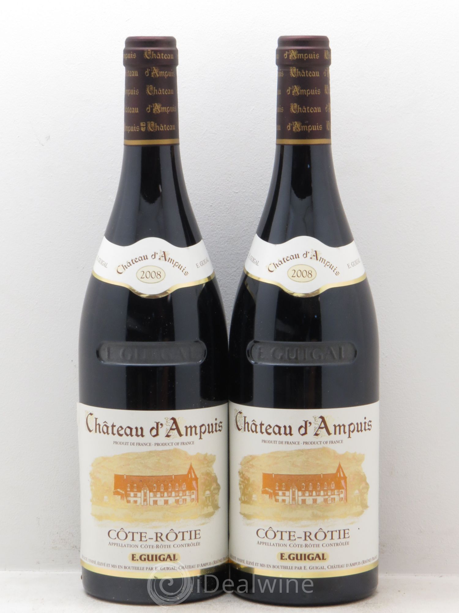 Côte-Rôtie Château d'Ampuis Guigal 2008 - Lot de 2 bouteilles - 0