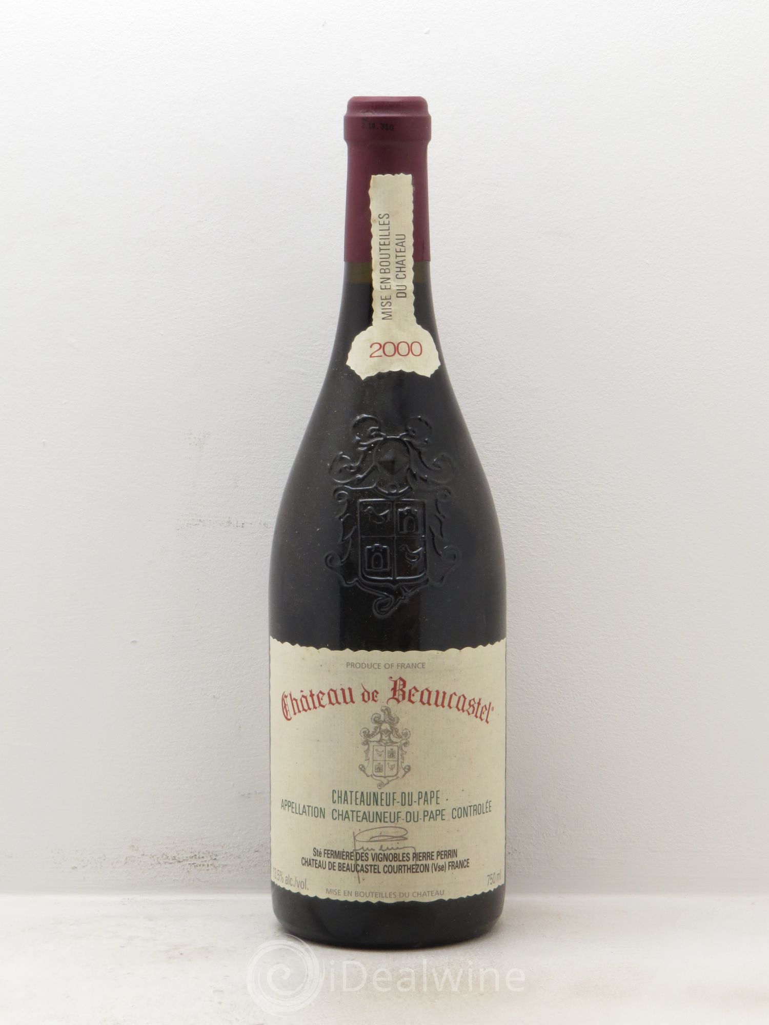 Châteauneuf-du-Pape Château de Beaucastel Famille Perrin 2000 - Lot de 1 bouteille - 0