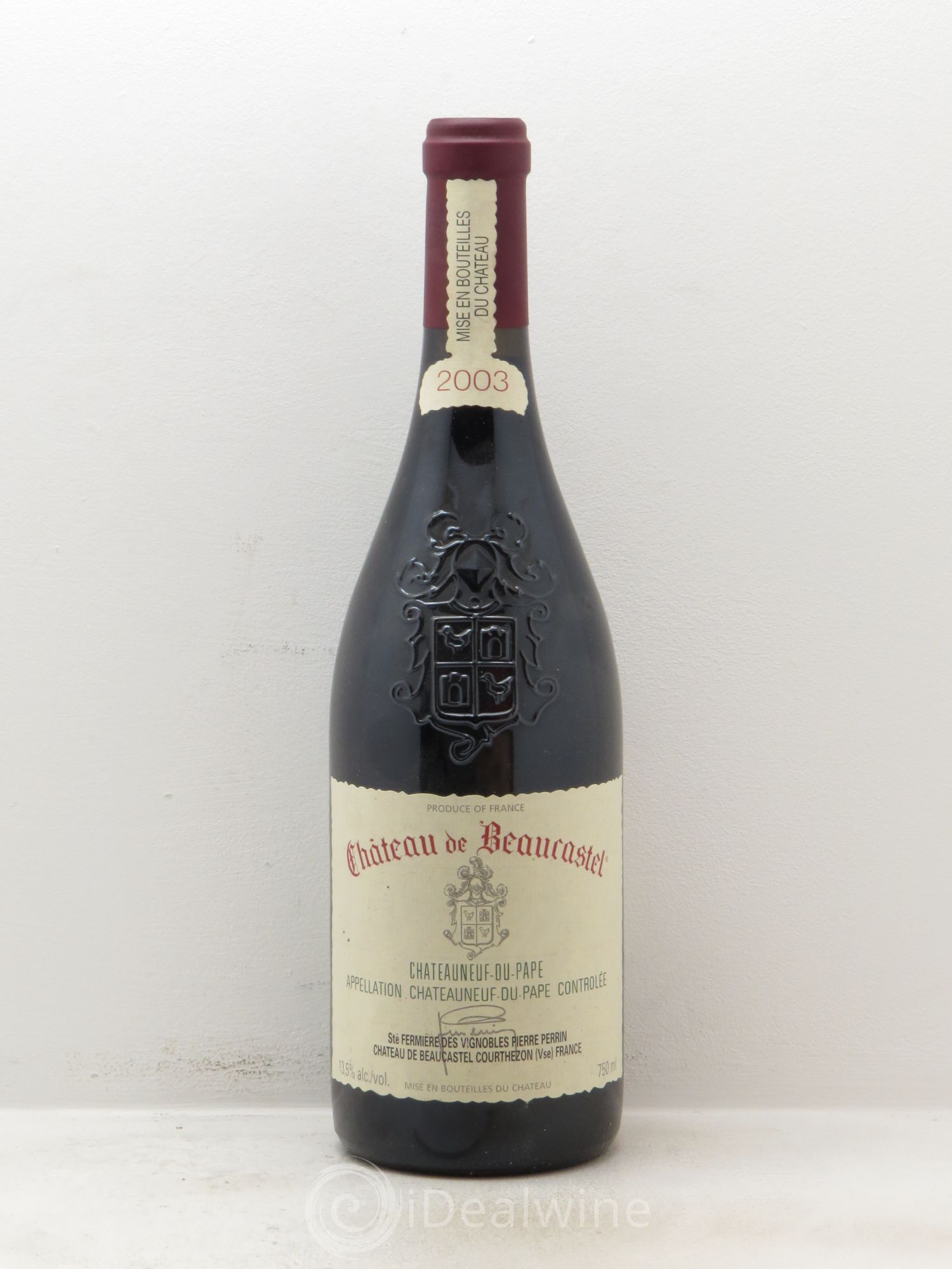 Châteauneuf-du-Pape Château de Beaucastel Famille Perrin 2003 - Lot de 1 bouteille - 0