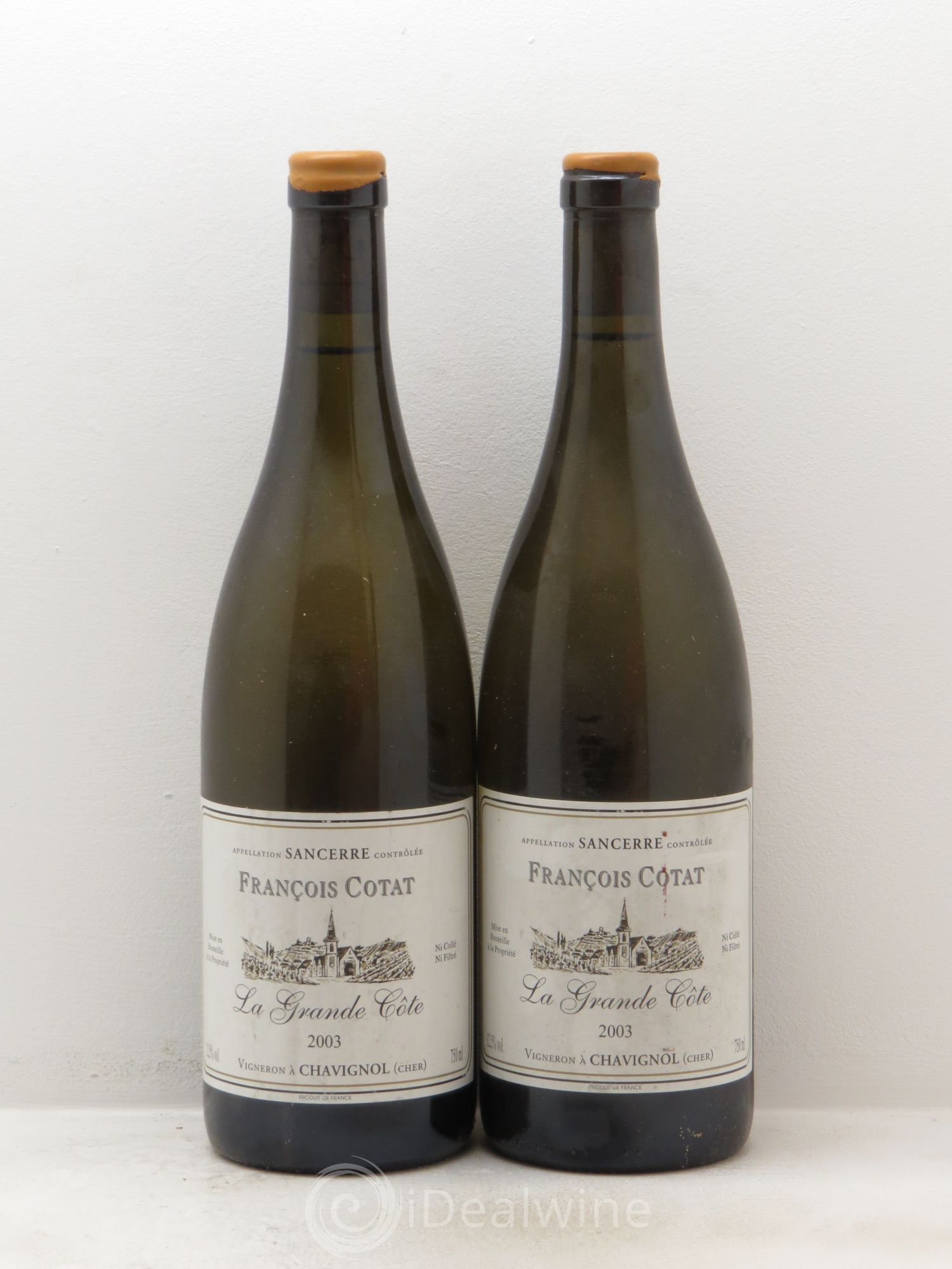 Sancerre La Grande Côte François Cotat 2003 - Lot de 2 bouteilles - 0