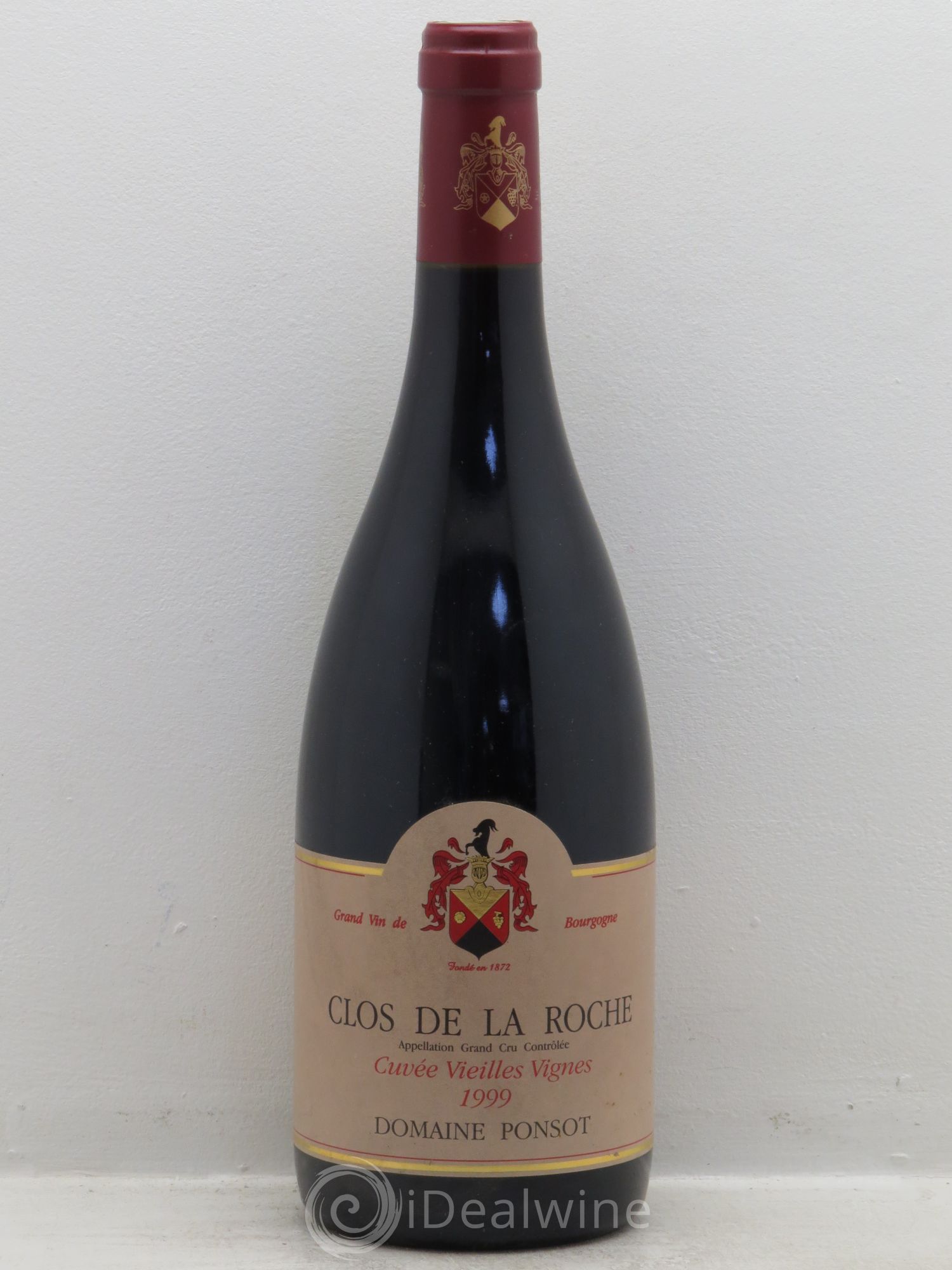 Clos de la Roche Grand Cru Vieilles Vignes Ponsot (Domaine) 1999 - Lot de 1 bouteille - 0