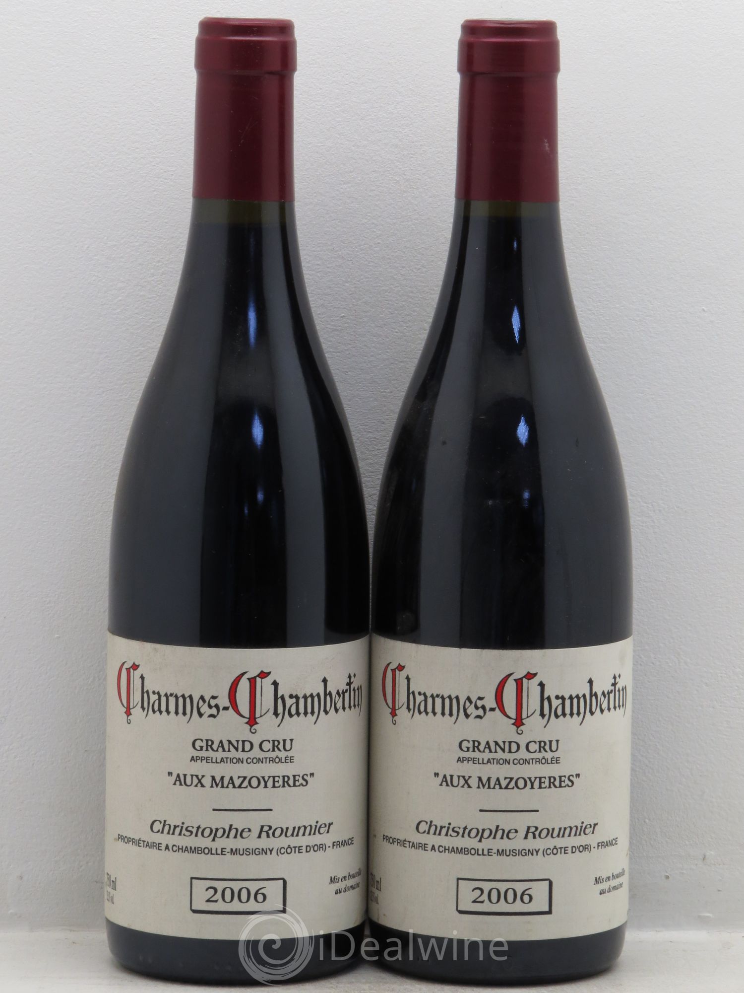 Charmes-Chambertin Grand Cru Christophe Roumier 2006 - Lot de 2 bouteilles - 0