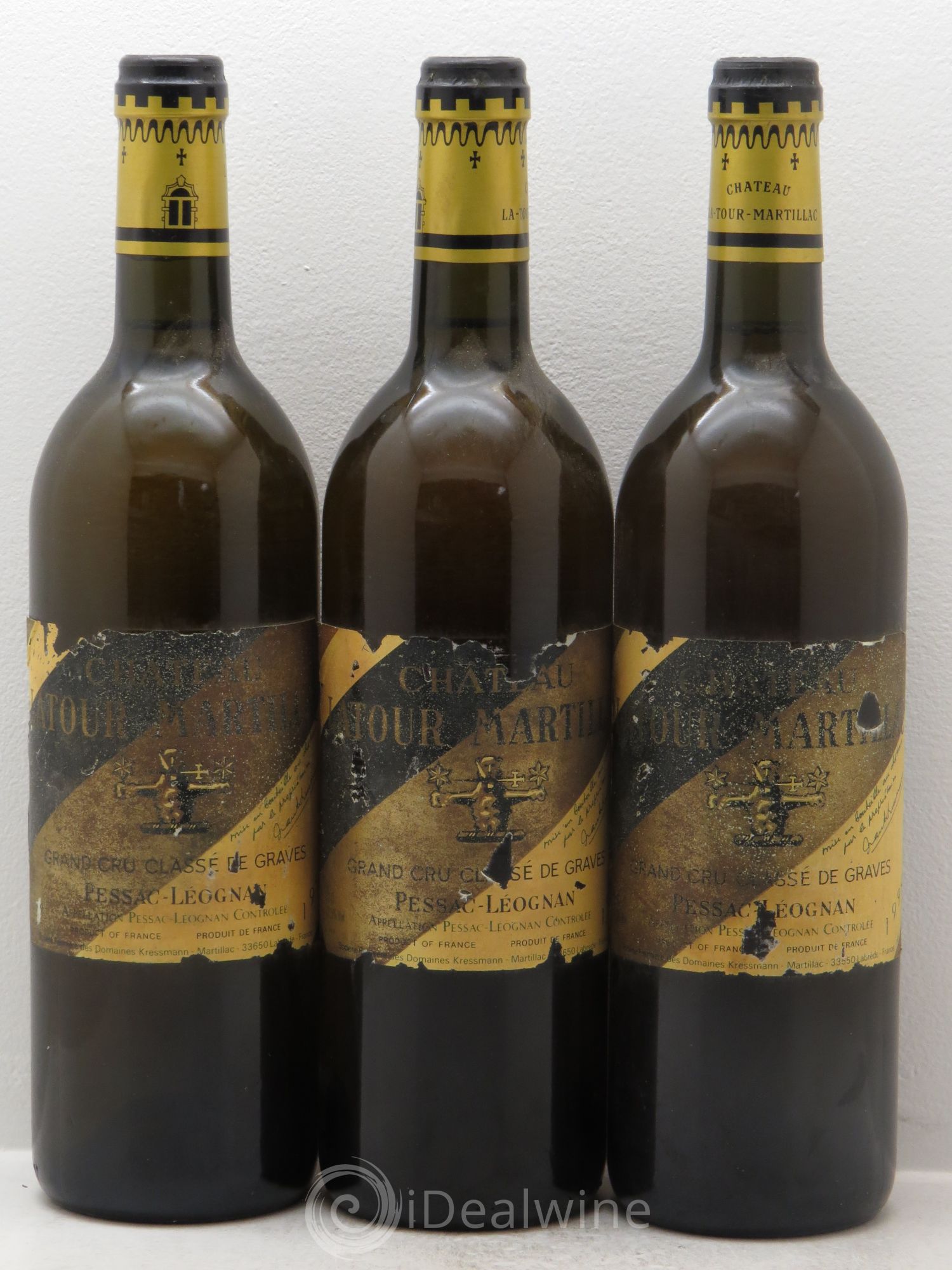Château Latour-Martillac Cru Classé de Graves (sans prix de réserve) 1994 - Lot de 3 bouteilles - 0