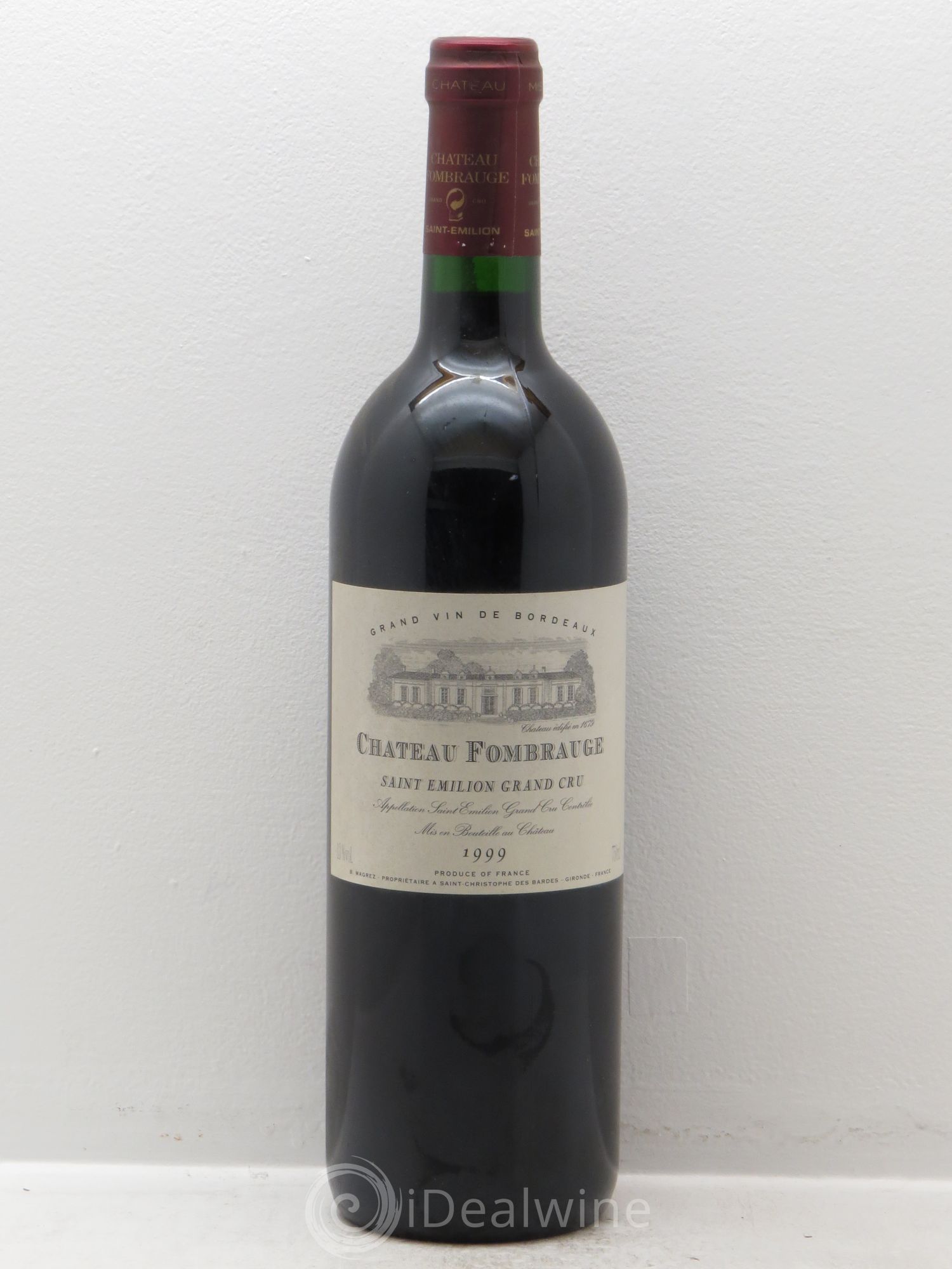 Château Fombrauge Grand Cru Classé (sans prix de réserve) 1999 - Lot de 1 bouteille - 0