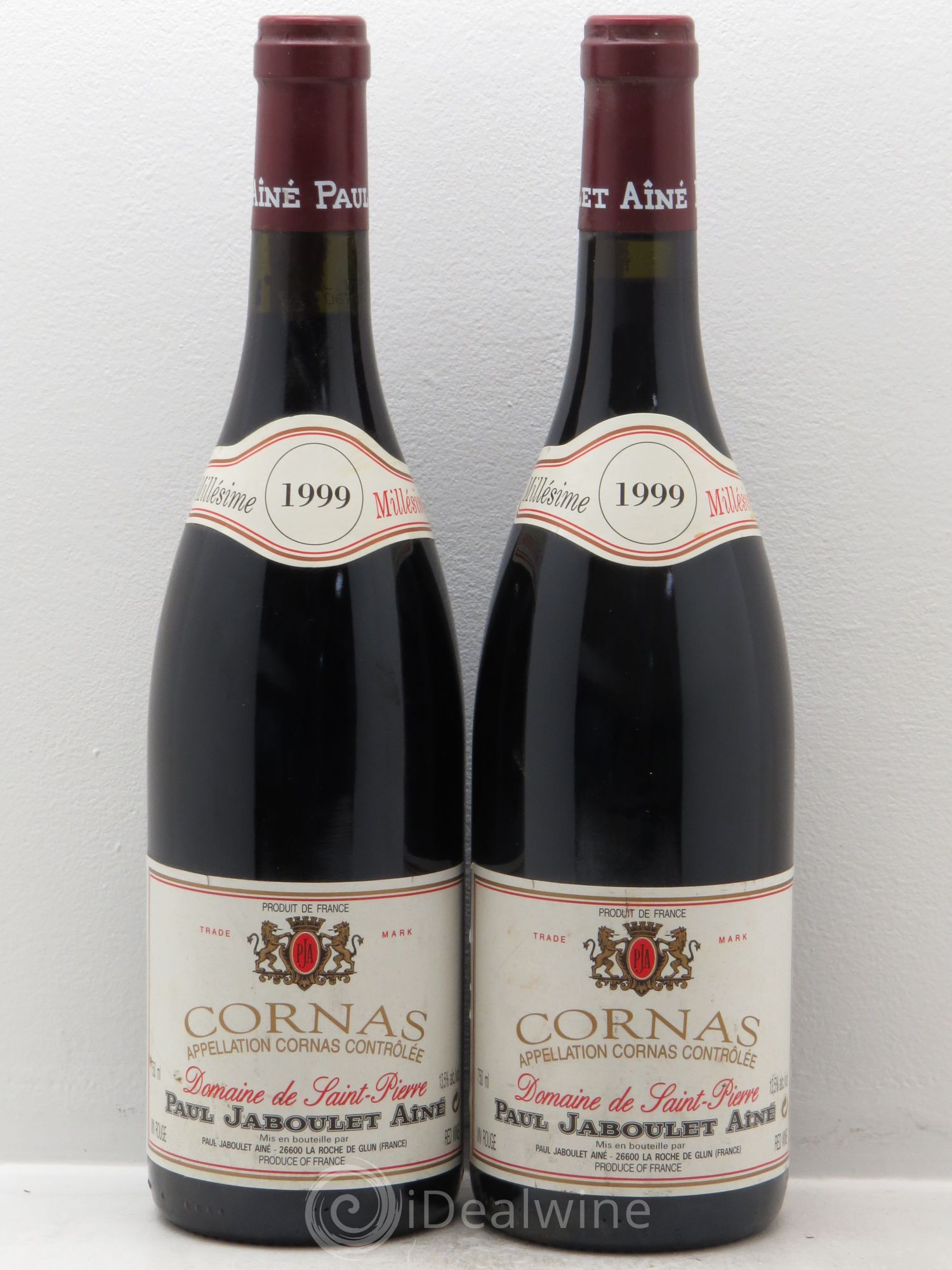 Cornas Paul Jaboulet Ainé Domaine de Saint Pierre 1999 - Lot de 2 bouteilles - 0