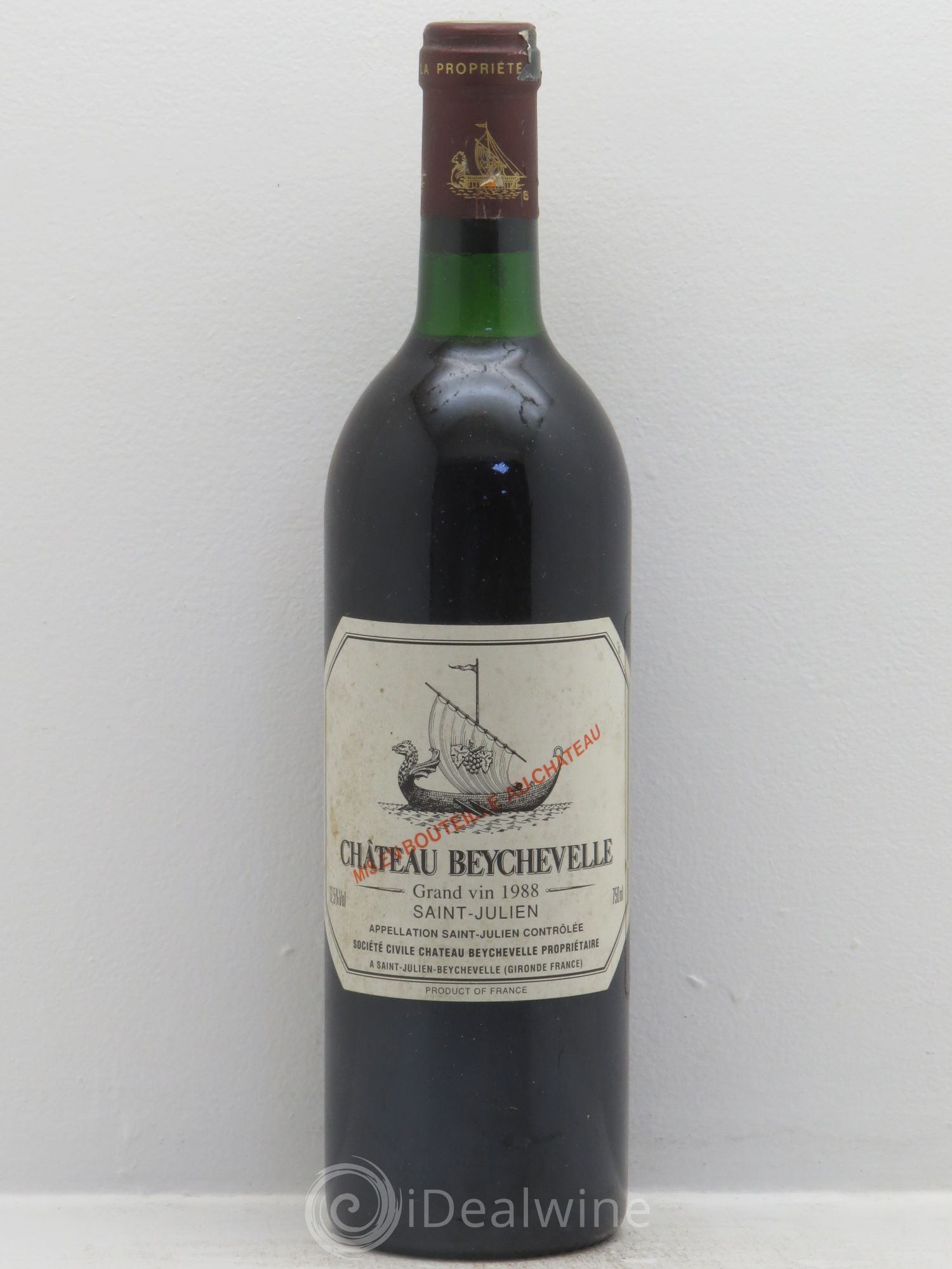 Château Beychevelle 4ème Grand Cru Classé (sans prix de réserve) 1988 - Lot de 1 bouteille - 0