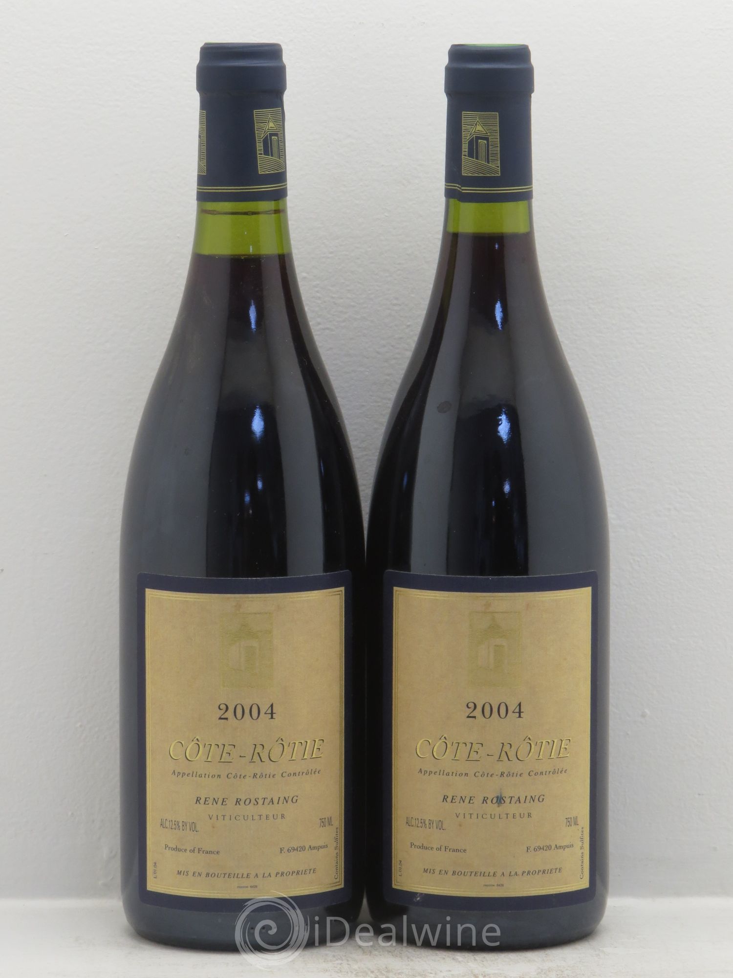 Côte-Rôtie René Rostaing 2004 - Lot of 2 bottles - 0