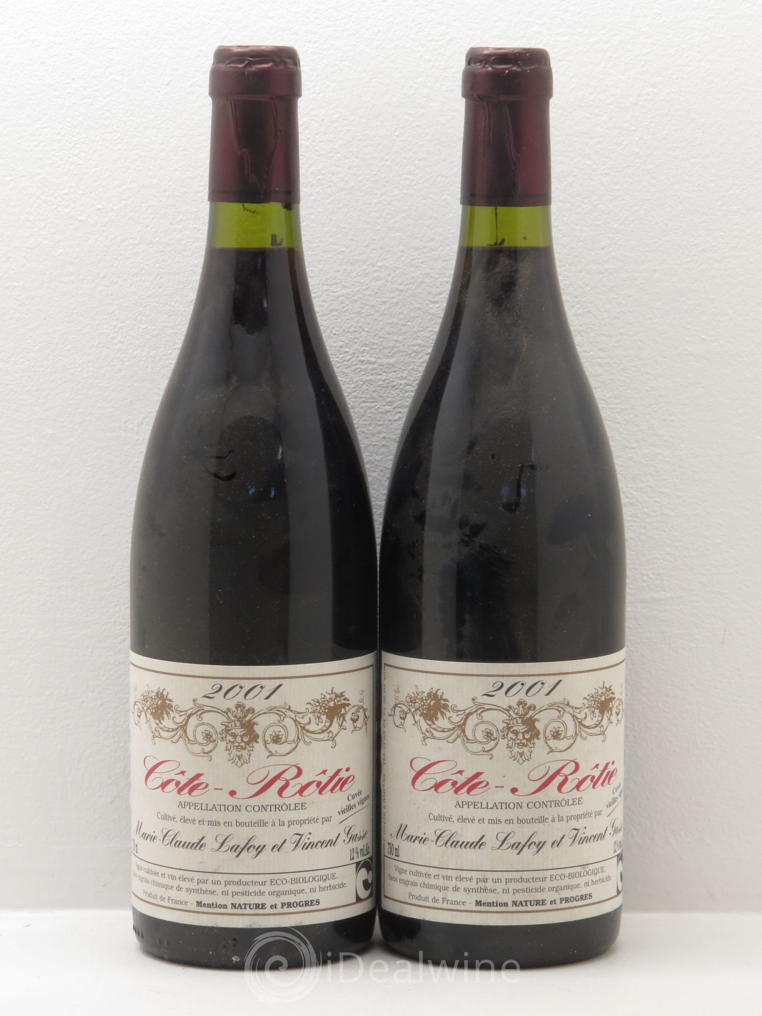 Côte-Rôtie Vieilles vignes 2001 - Lot de 2 bouteilles - 0