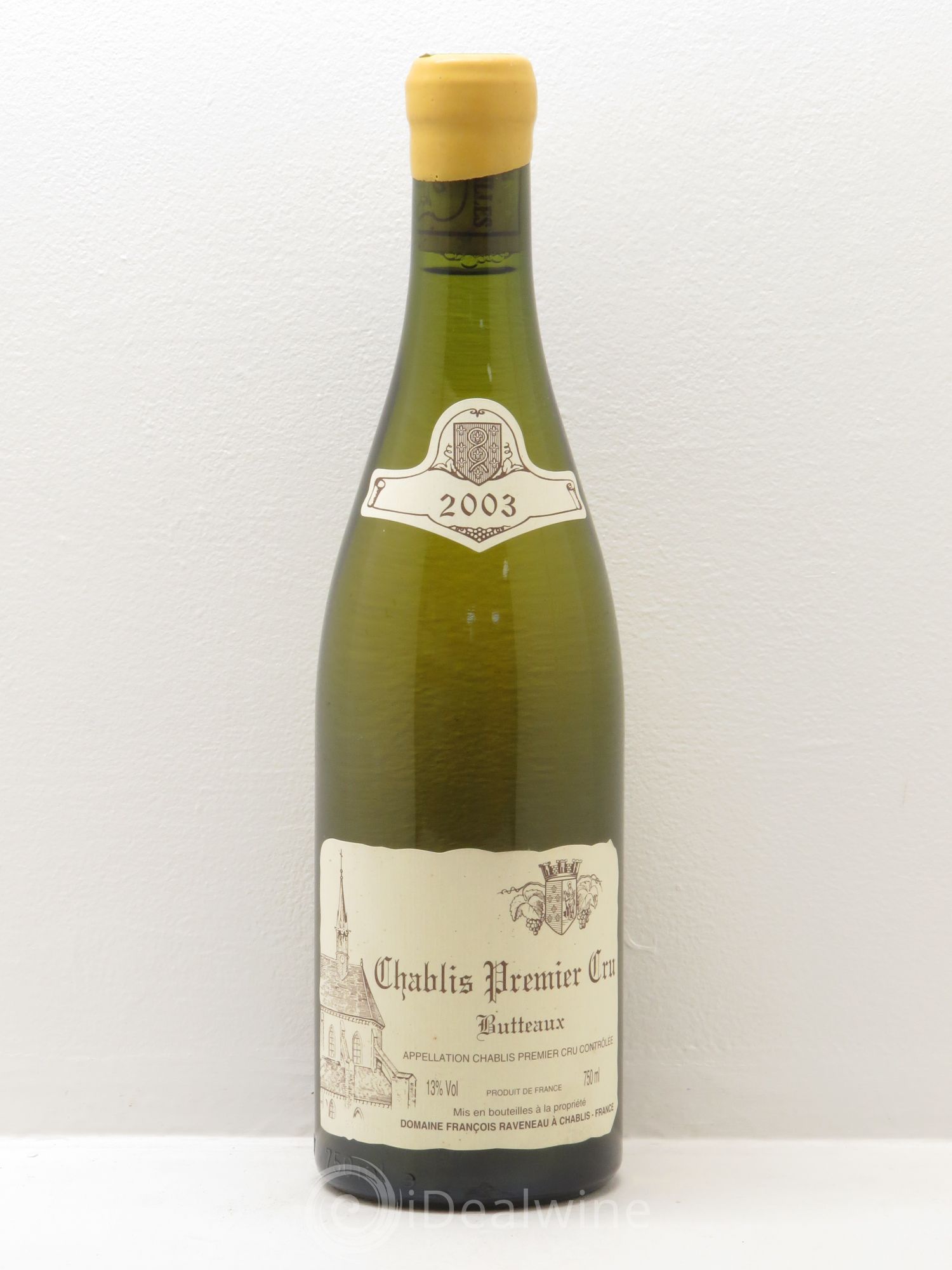 Chablis 1er Cru Butteaux Raveneau (Domaine) 2003 - Lot de 1 bouteille - 0
