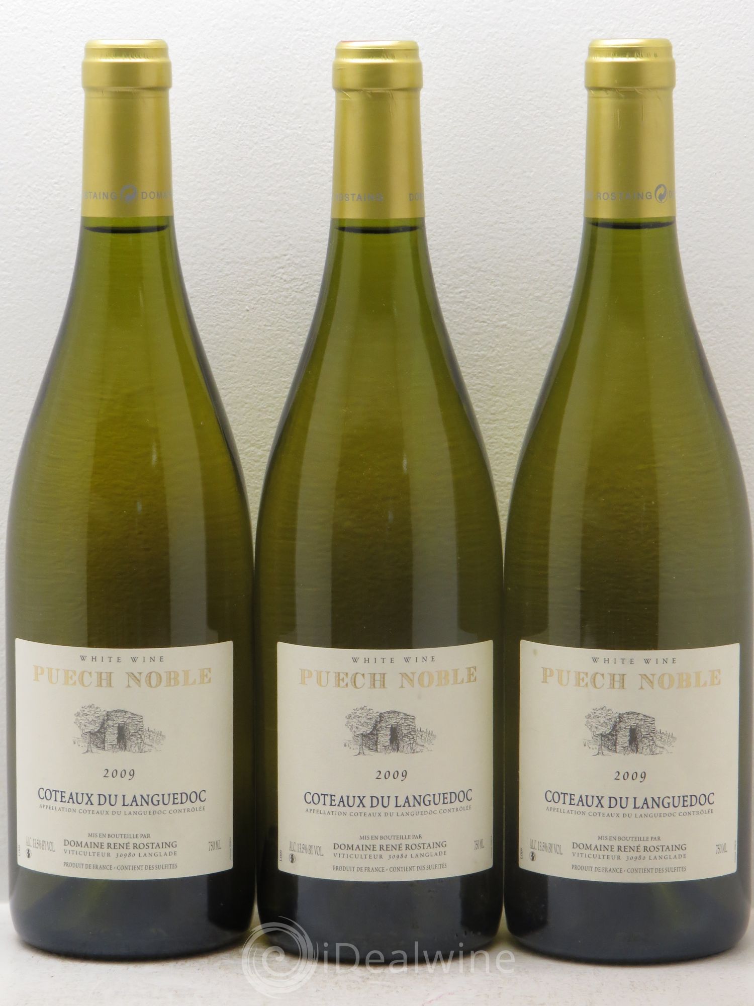 Coteaux du Languedoc Puech Noble René Rostaing (senza prezzo di riserva) 2009 - Lotto di 3 bottiglie - 0