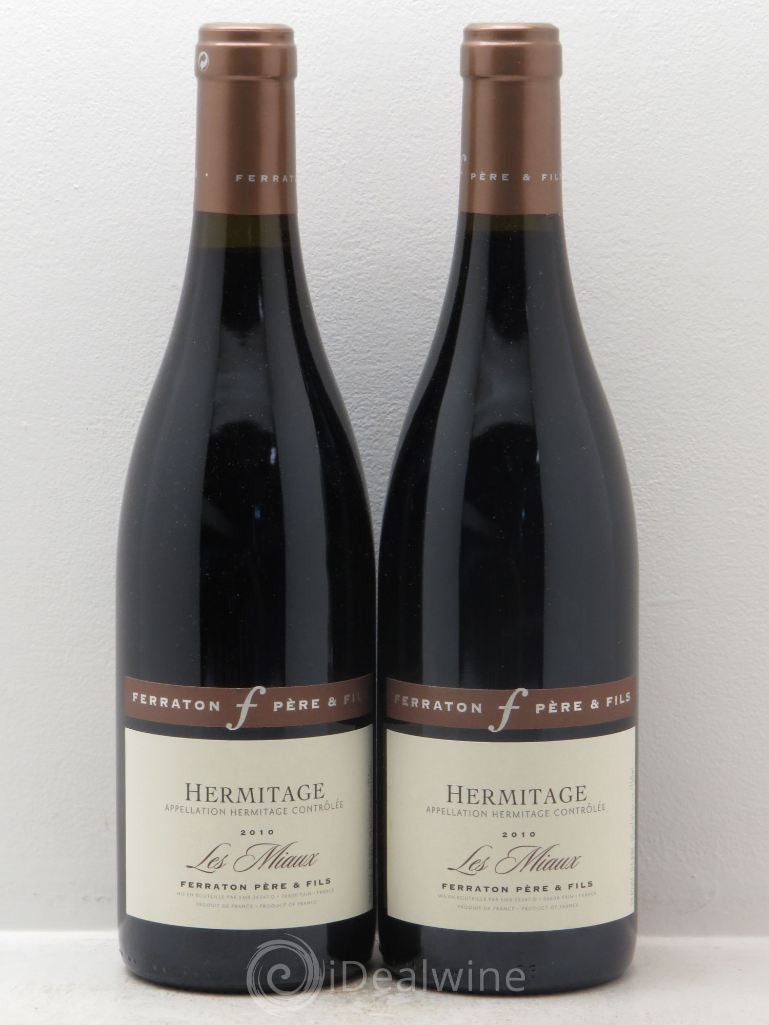 Hermitage Les Miaux Ferraton Père et Fils (Domaine) 2010 - Lot de 2 bouteilles - 0