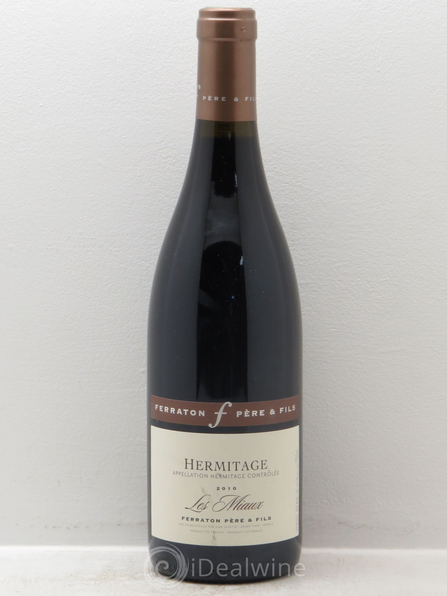 Hermitage Les Miaux Ferraton Père et Fils (Domaine) 2010 - Lot de 1 bouteille - 0
