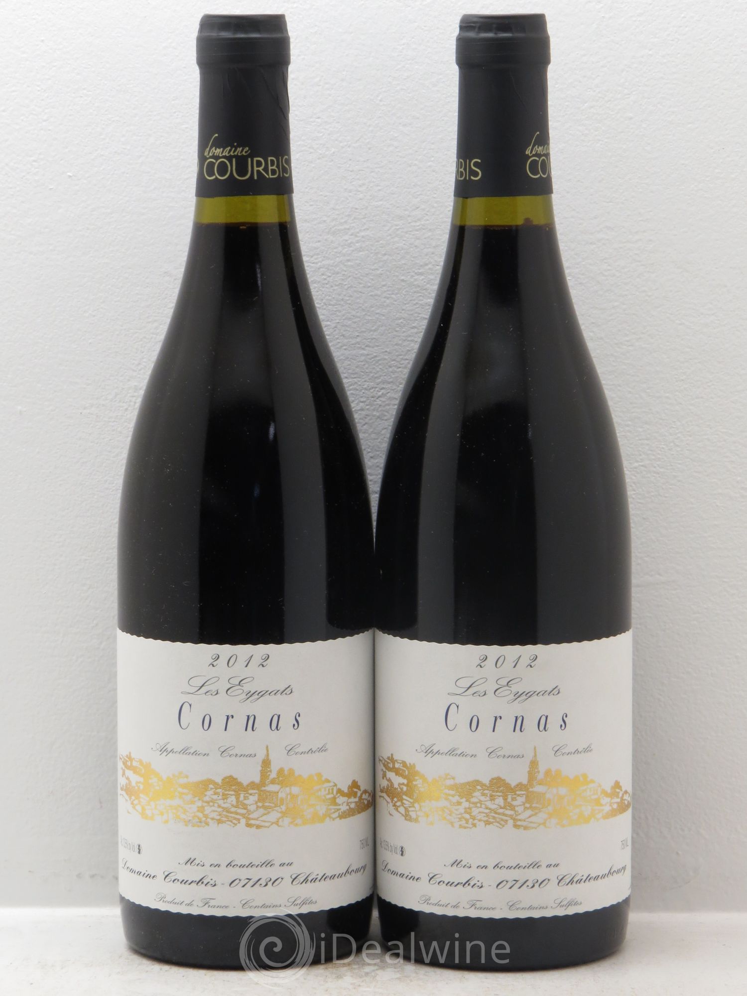 Cornas Les Eygats Courbis (sans prix de réserve) 2012 - Lot de 2 bouteilles - 0