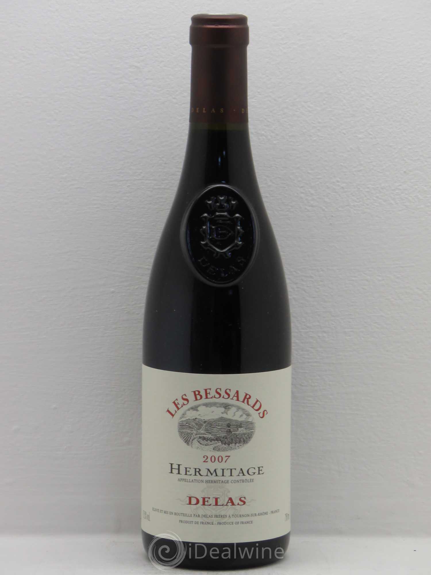 Hermitage Les Bessards Delas Frères (sans prix de réserve) 2007 - Lot de 1 bouteille - 0