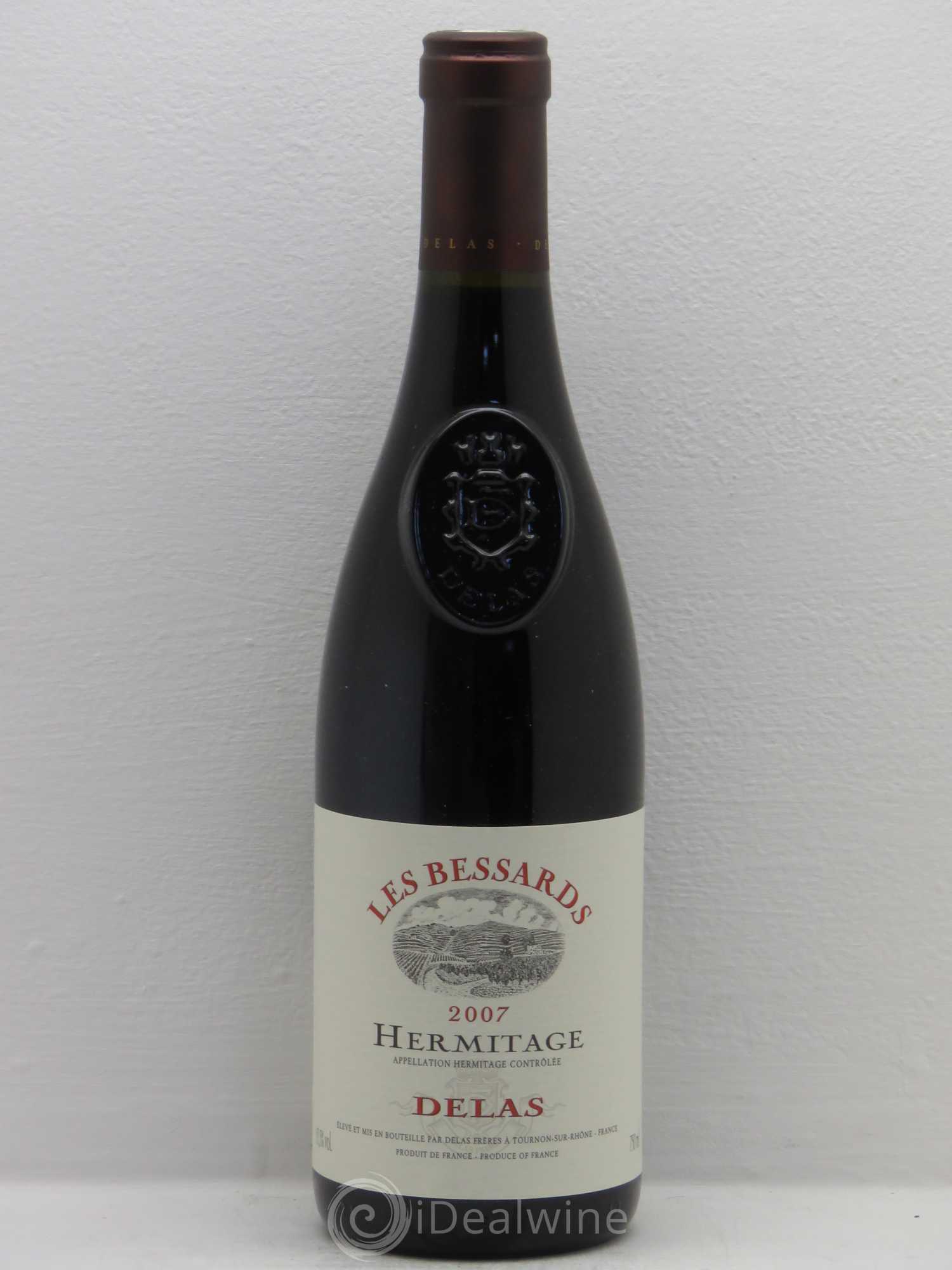 Hermitage Les Bessards Delas Frères (sans prix de réserve) 2007 - Lot de 1 bouteille - 0