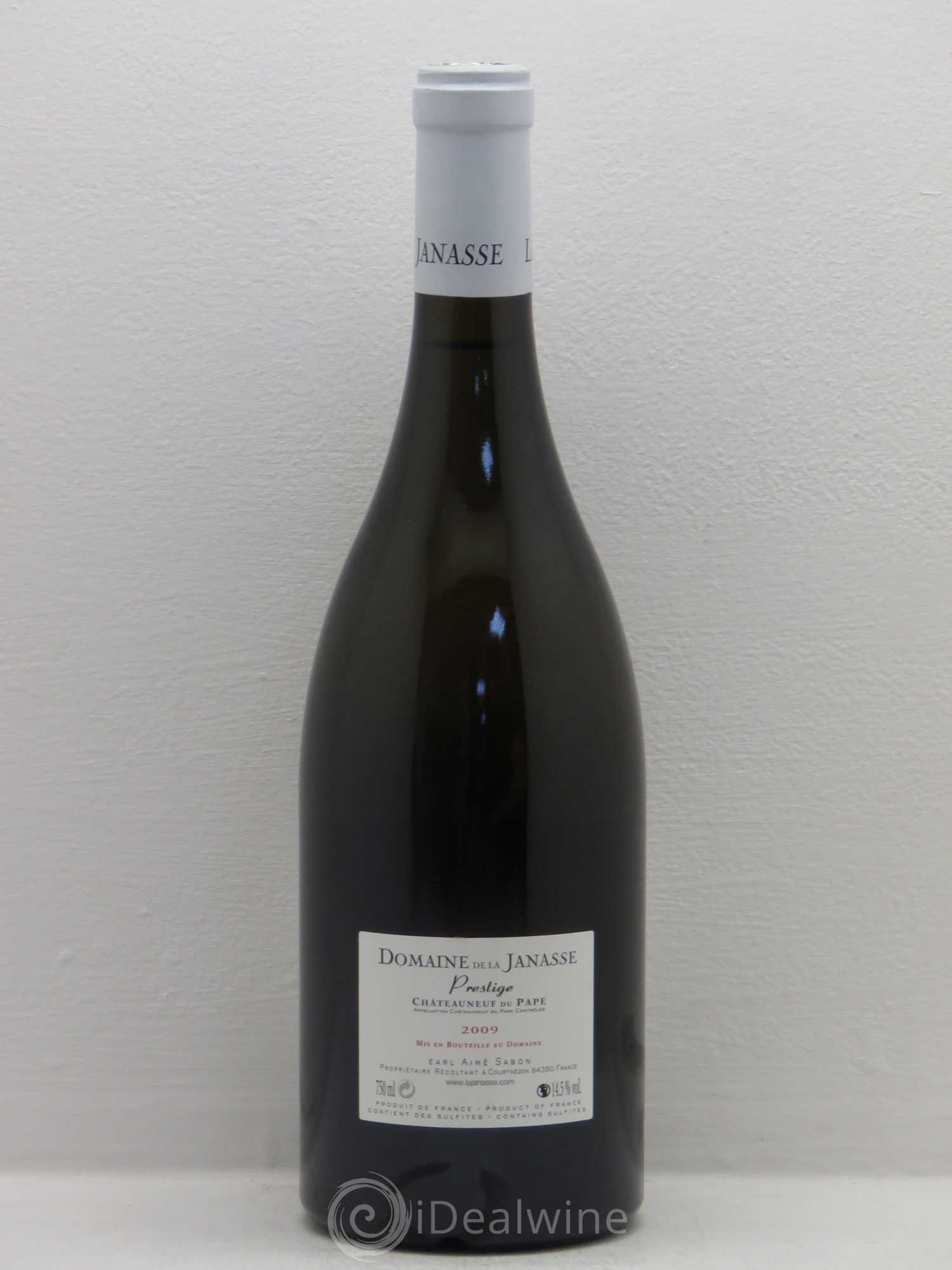 Châteauneuf-du-Pape La Janasse (Domaine de) Cuvée Prestige (sans prix de réserve) 2009 - Posten von 1 Flasche - 1