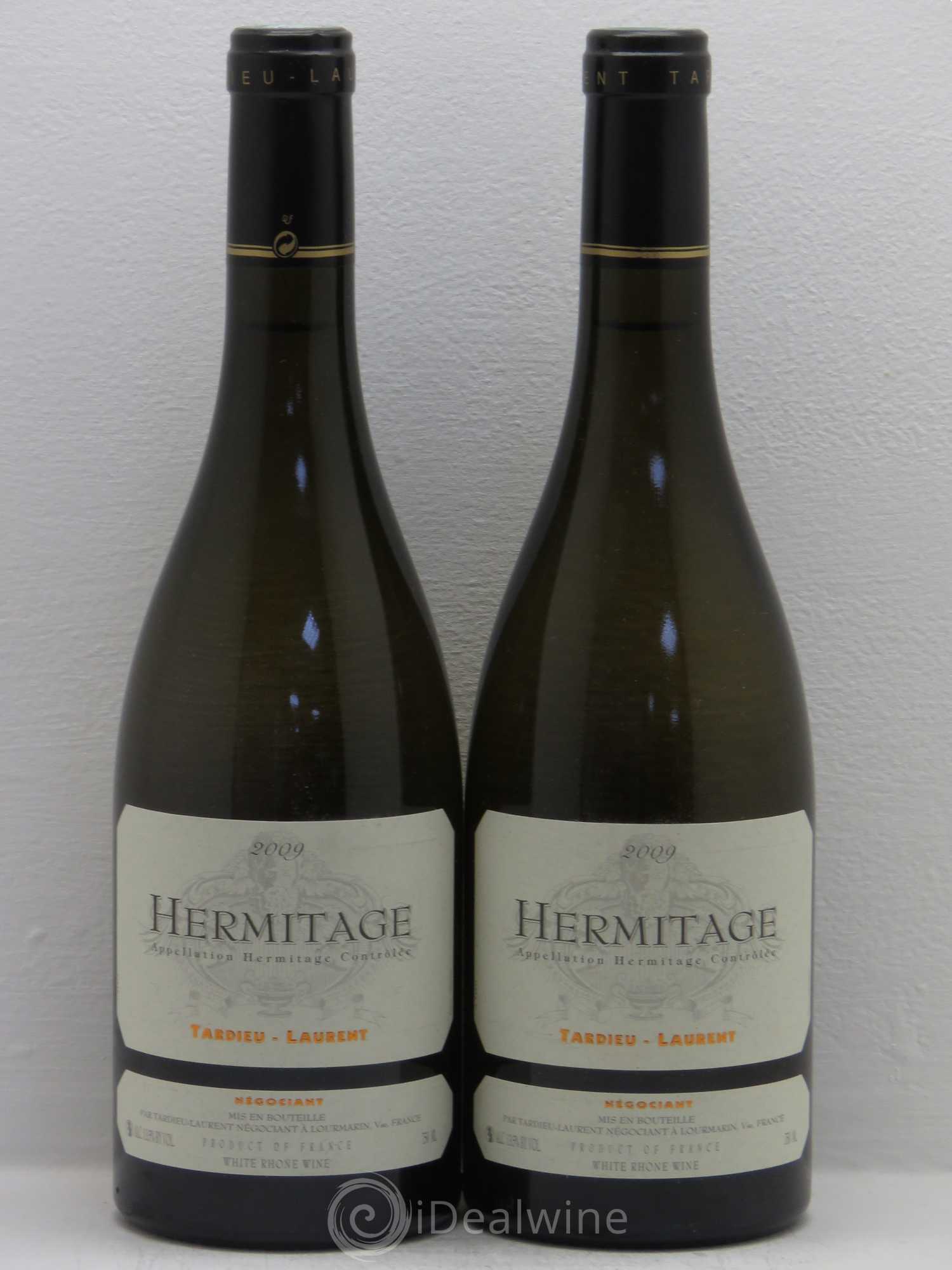 Hermitage Tardieu-Laurent Famille Tardieu (sans prix de réserve) 2009 - Lot de 2 bouteilles - 0