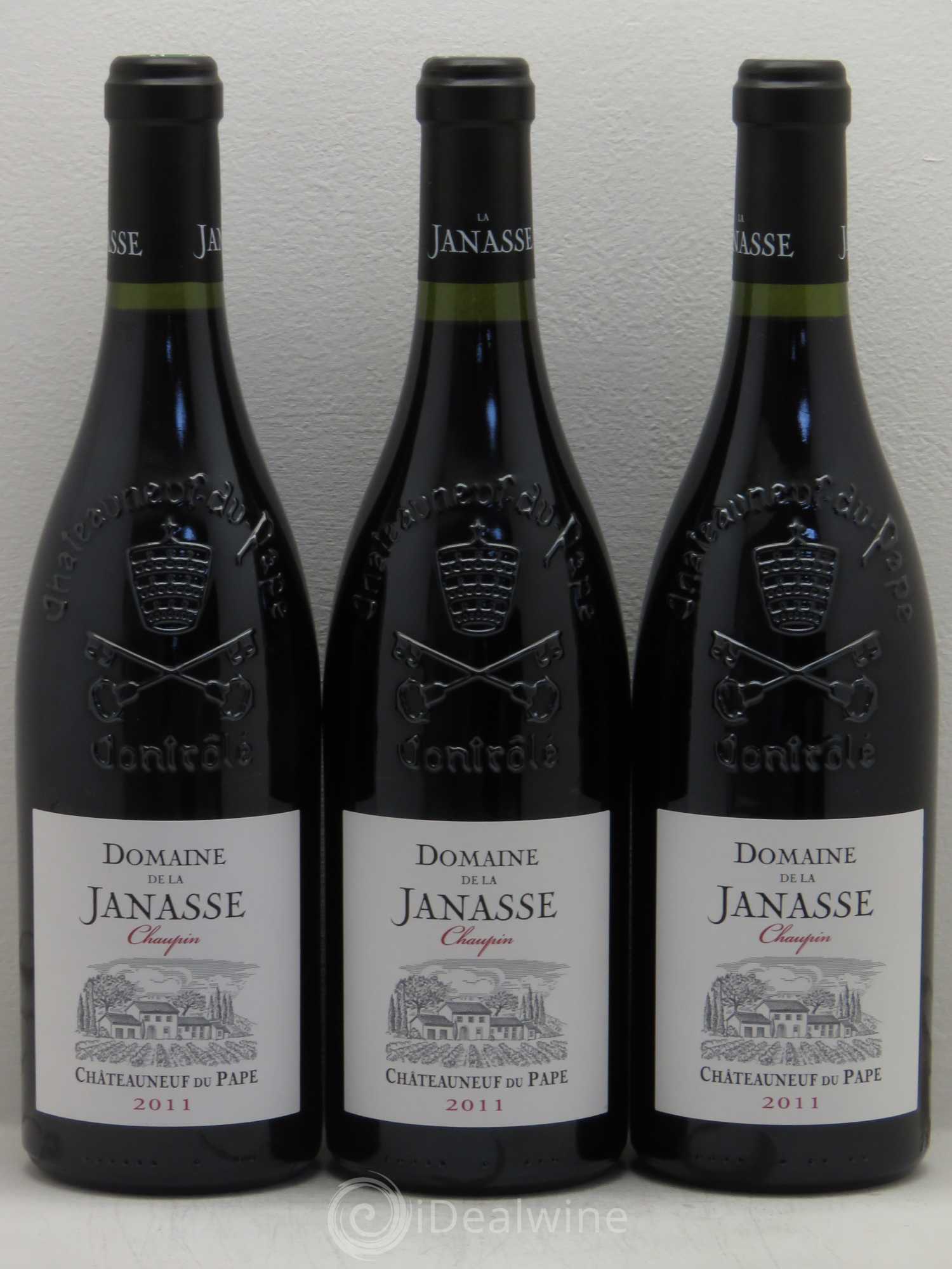 Châteauneuf-du-Pape Cuvée Chaupin La Janasse (Domaine de) (sans prix de réserve) 2011 - Lot de 3 bouteilles - 0