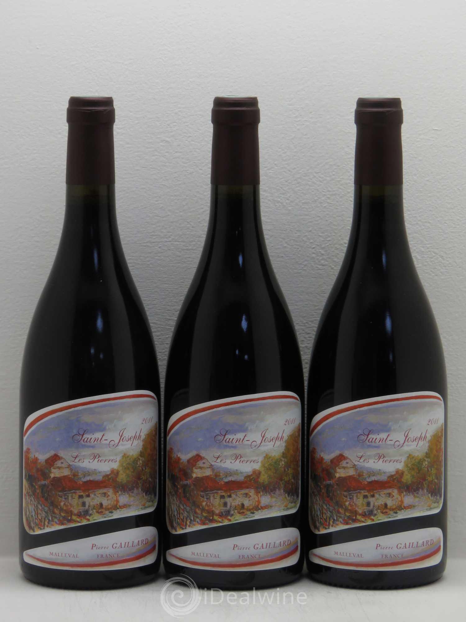 Saint-Joseph Les Pierres (sans prix de réserve) 2011 - Posten von 3 Flaschen - 0