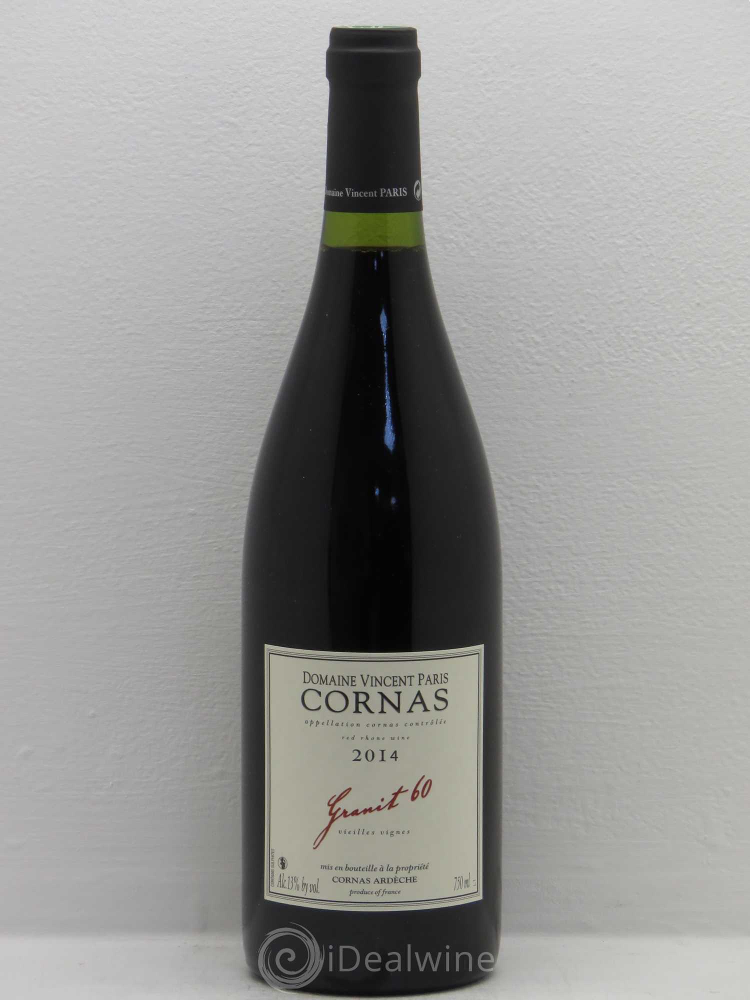Cornas Granit 60 Vieilles Vignes Vincent Paris (sans prix de réserve) 2014 - Lot de 1 bouteille - 0