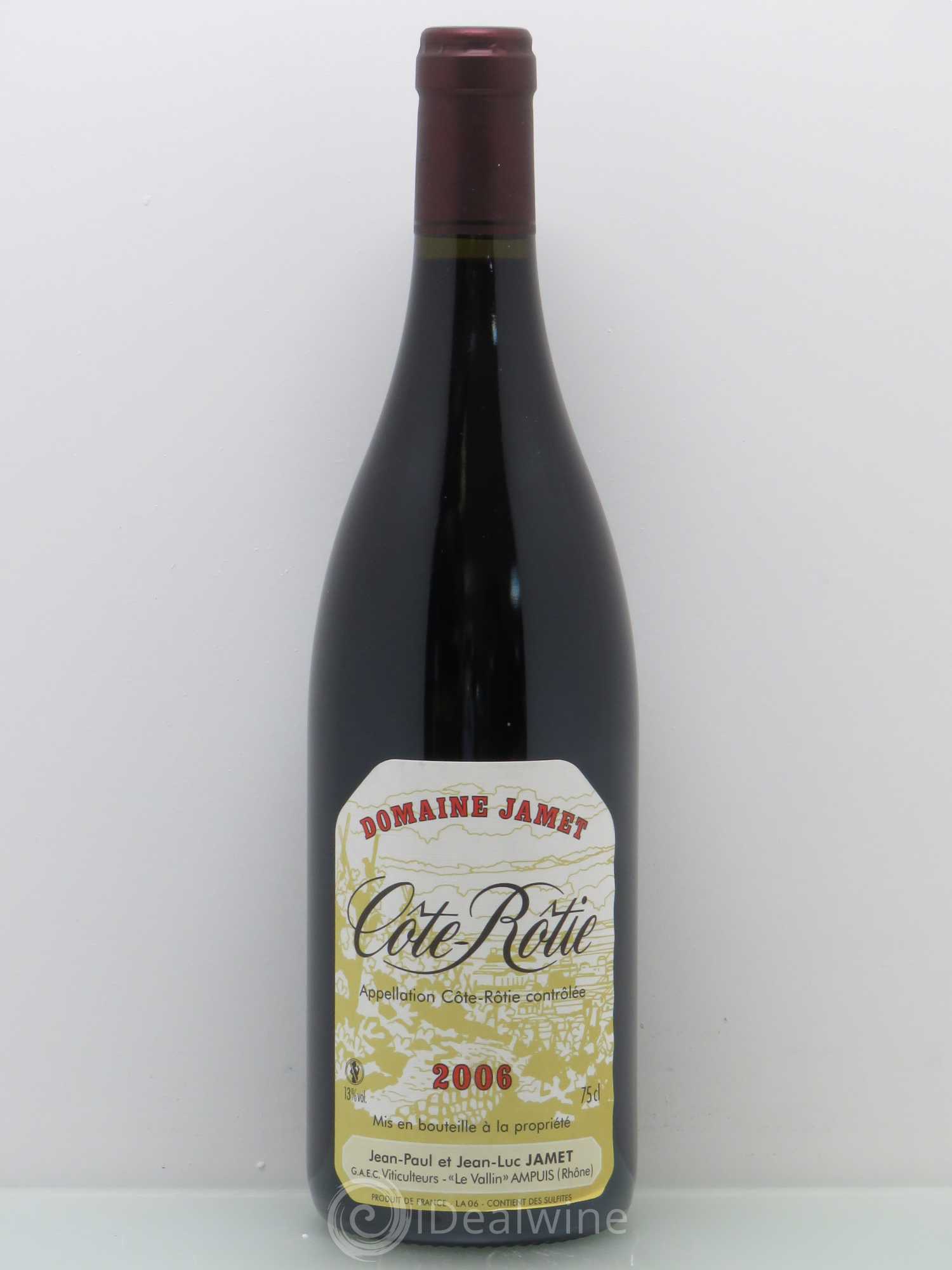 Côte-Rôtie Jamet (Domaine) 2006 - Lot de 1 bouteille - 0