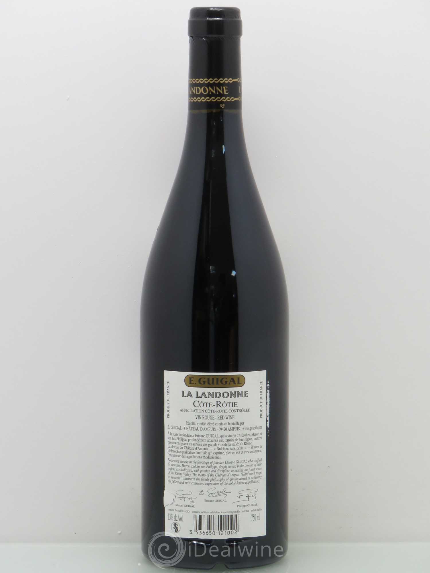 Côte-Rôtie La Landonne Guigal 2006 - Lot de 1 bouteille - 1