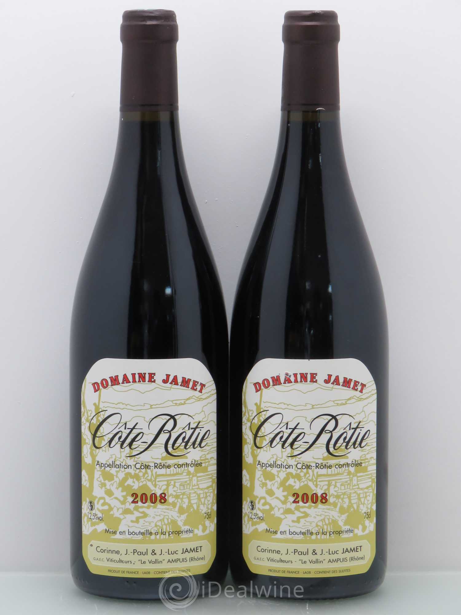 Côte-Rôtie Jamet (Domaine) 2008 - Lot de 2 bouteilles - 0