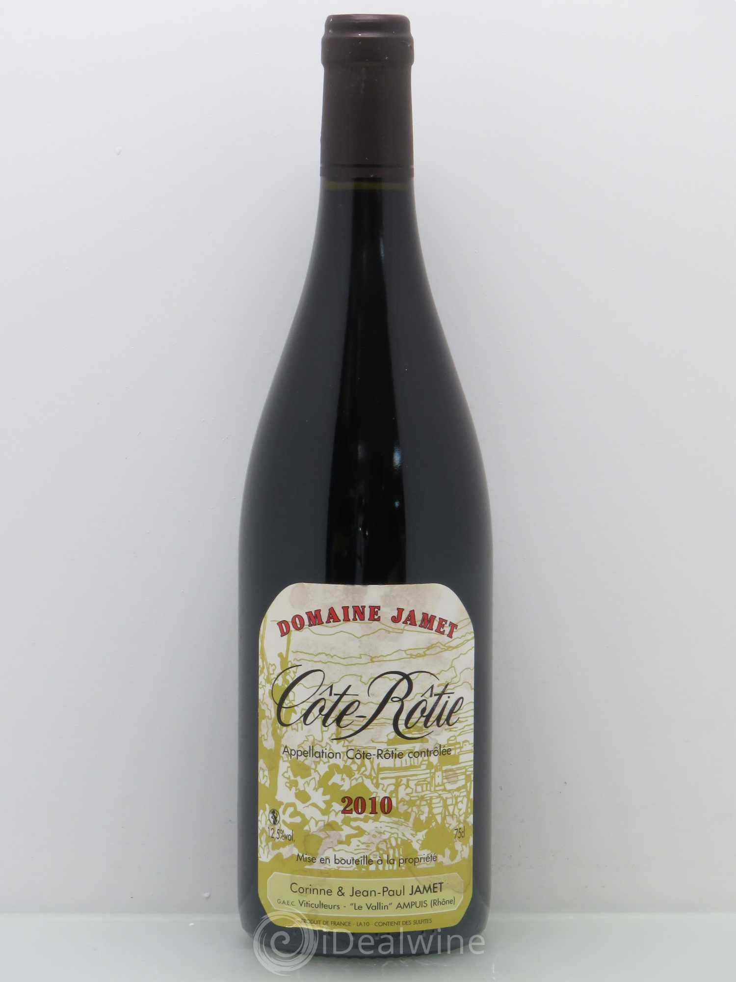 Côte-Rôtie Jamet (Domaine) 2010 - Lot de 1 bouteille - 0