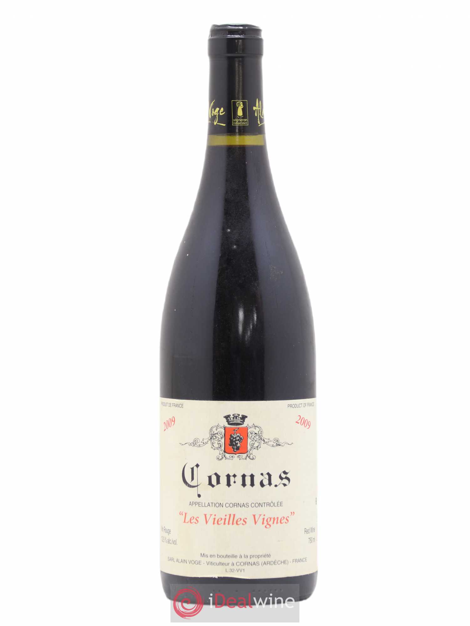 Cornas Les Vieilles Vignes Alain Voge (Domaine) 2009 - Lot de 1 bouteille - 0
