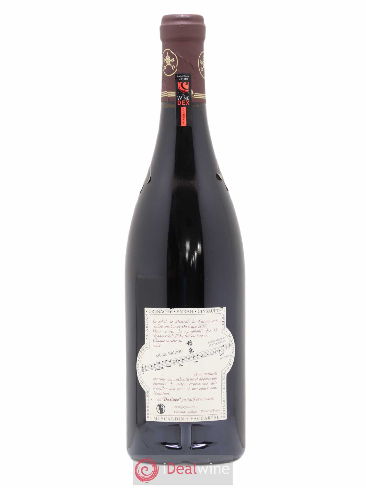 Châteauneuf-du-Pape Domaine du Pégau Cuvée Da Capo Paul et Laurence Féraud  (sans prix de réserve) 2010 - Lot de 1 bouteille - 1