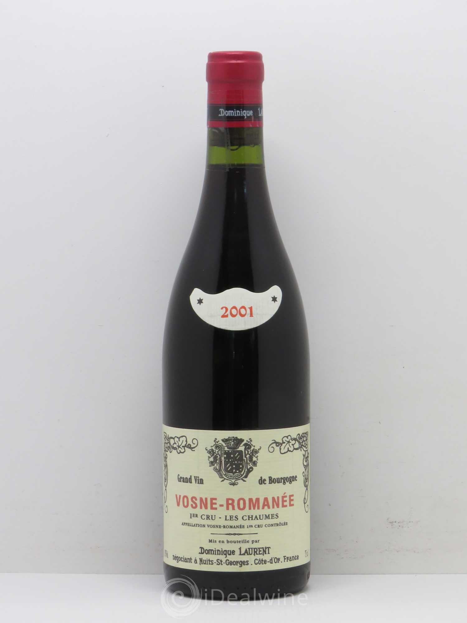 Vosne-Romanée 1er Cru Les Chaumes D. Laurent 2001 - Posten von 1 Flasche - 0