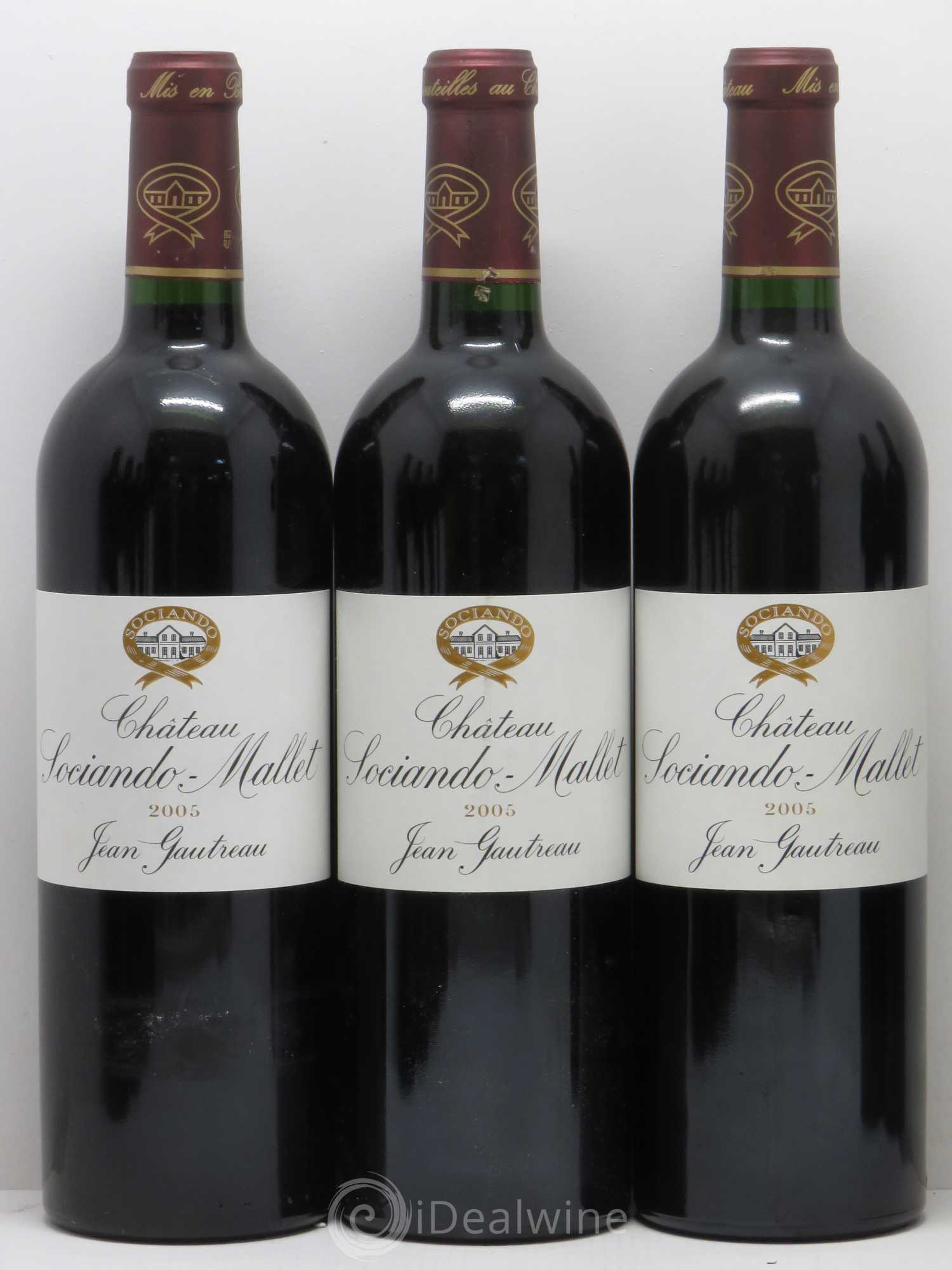 Château Sociando Mallet 2005 - Lot de 12 bouteilles - 2
