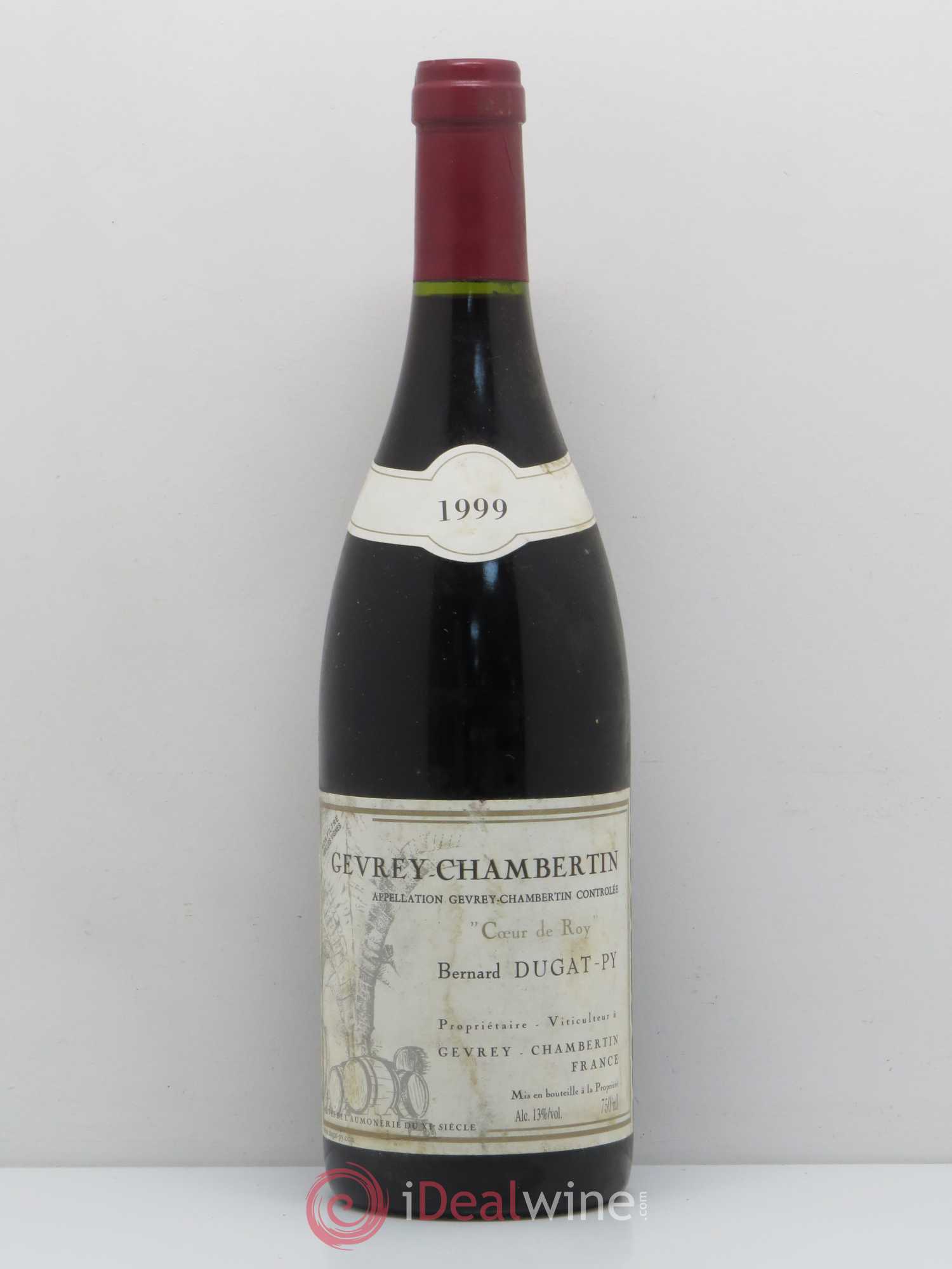 Gevrey-Chambertin Coeur de Roy Très Vieilles Vignes Dugat-Py 1999 - Lot de 1 bouteille - 0