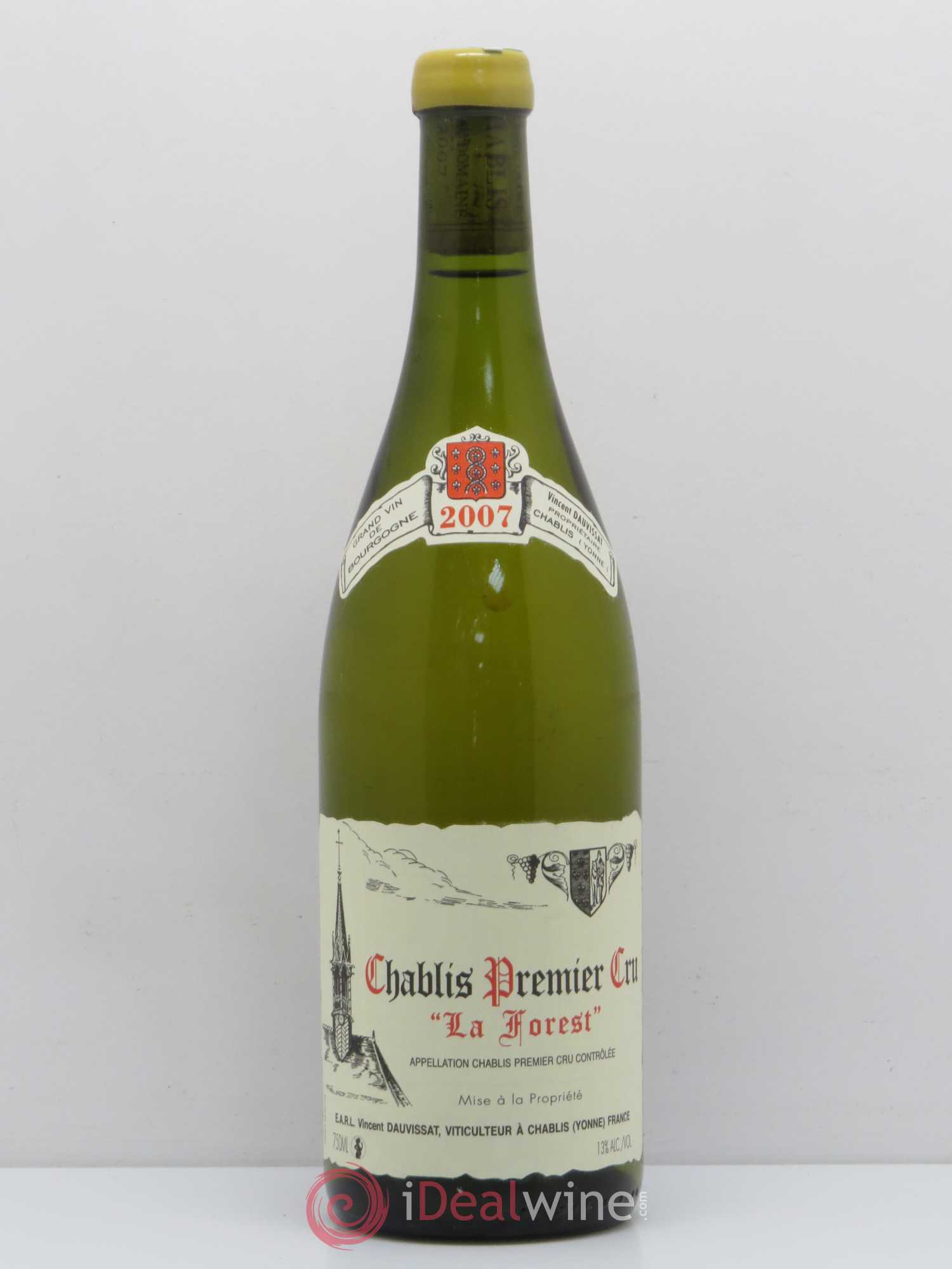 Chablis 1er Cru La Forest Vincent Dauvissat (Domaine) 2007 - Lot de 1 bouteille - 0