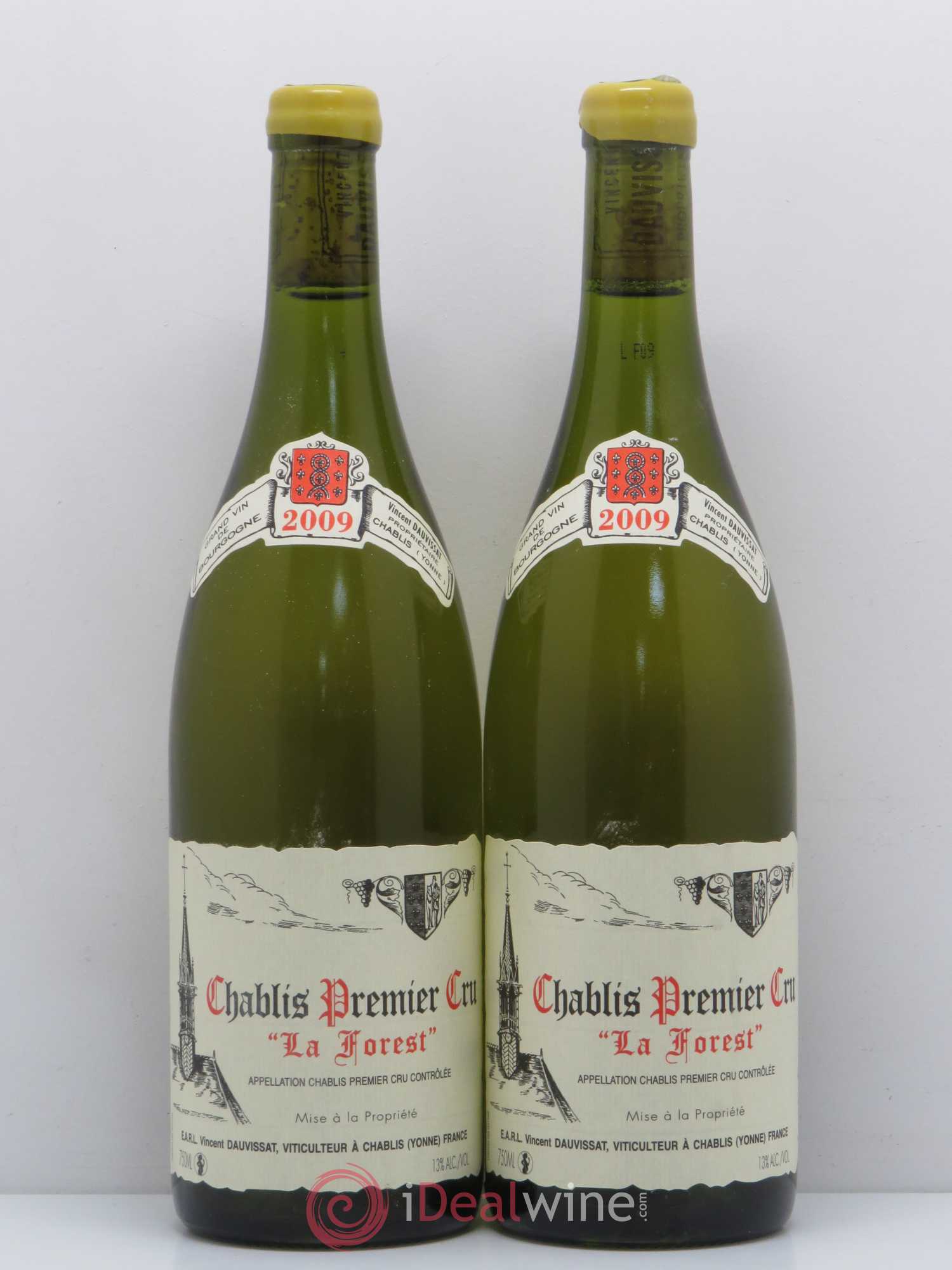 Chablis 1er Cru La Forest Vincent Dauvissat (Domaine) 2009 - Lot de 2 bouteilles - 0