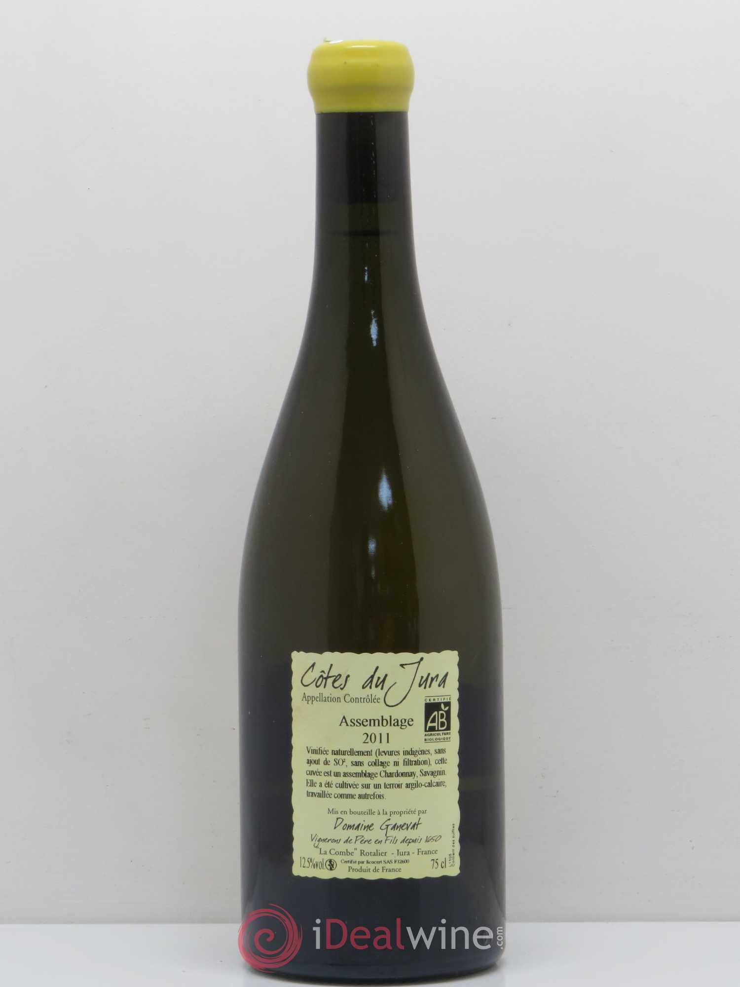 Côtes du Jura Cuvée Orégane Jean-François Ganevat (Domaine) 2011 - Lot de 1 bouteille - 1