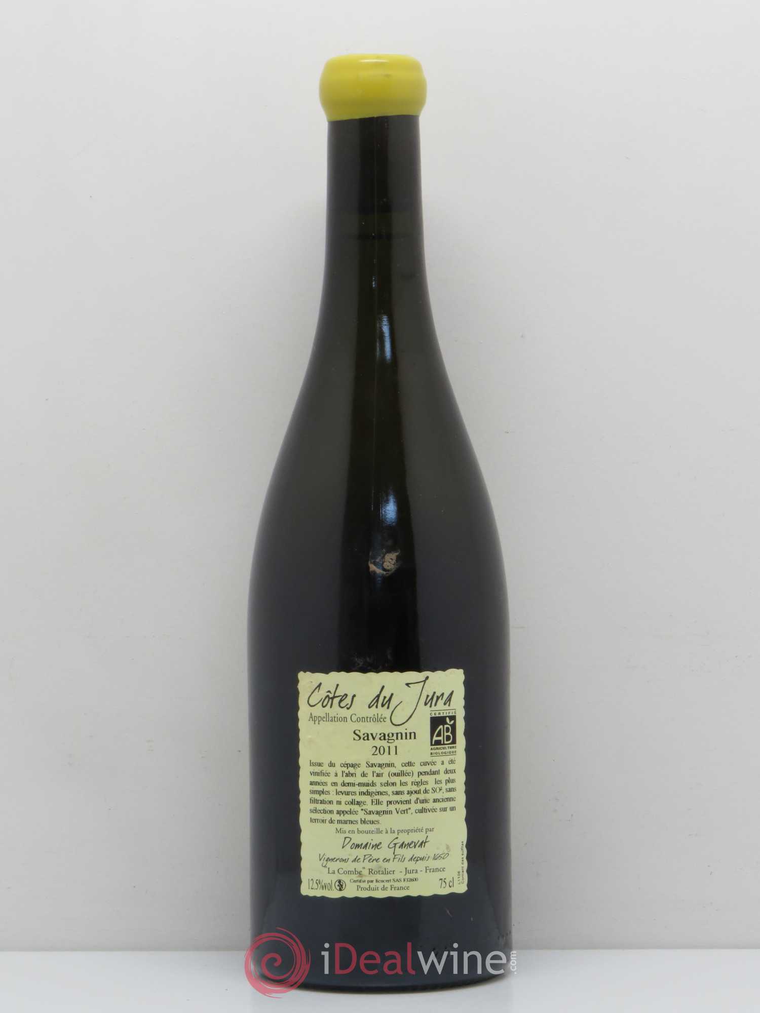Côtes du Jura Les Chalasses Marnes Bleues Jean-François Ganevat (Domaine) 2011 - Lot de 1 bouteille - 1