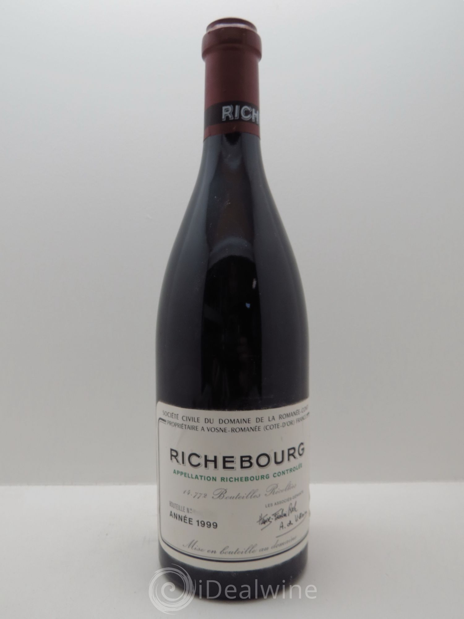 Richebourg Grand Cru Domaine de la Romanée-Conti 1999 - Lot de 1 bouteille - 0