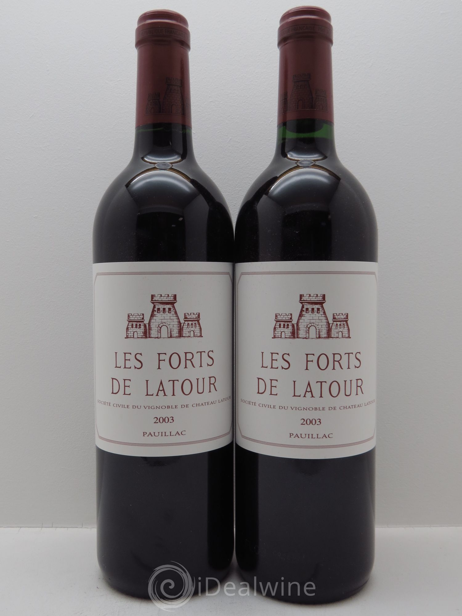 Les Forts de Latour Second Vin 2003 - Lot de 2 bouteilles - 0