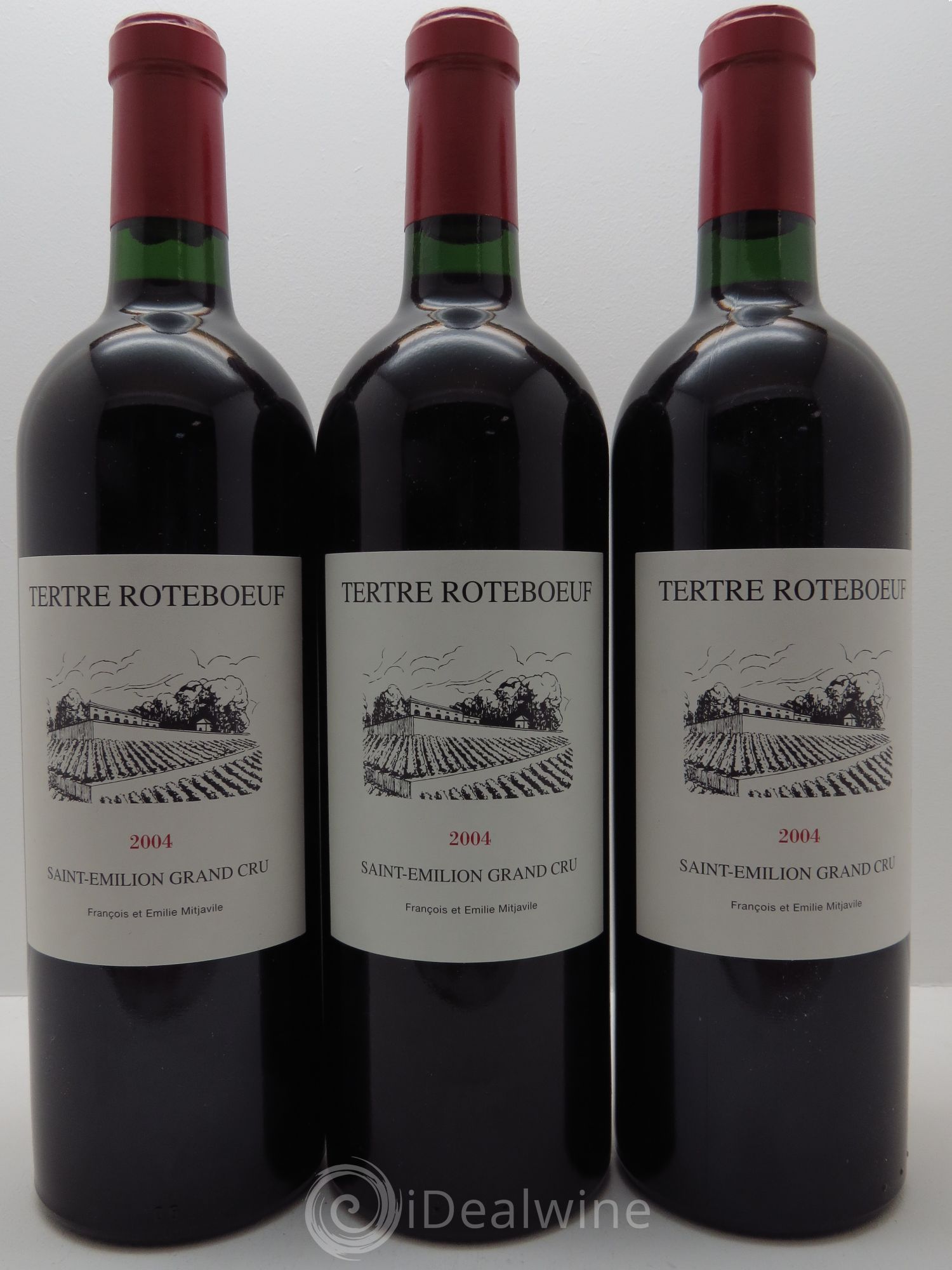 Château Tertre Roteboeuf 2004 - Lot de 3 bouteilles - 0