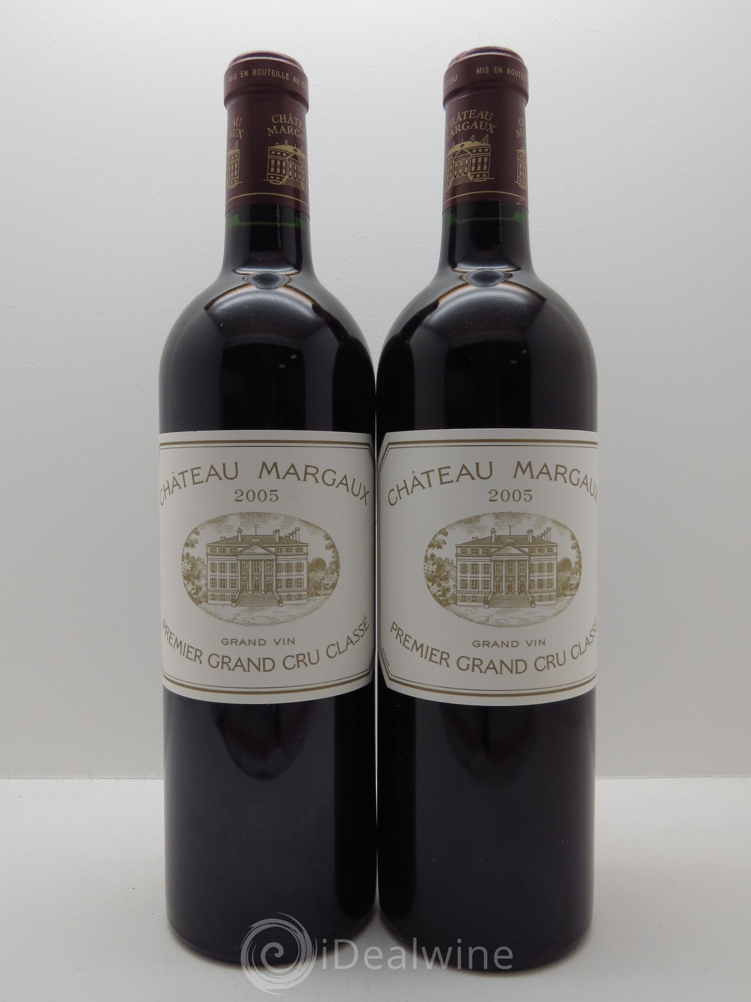 Château Margaux 1er Grand Cru Classé 2005 - Lot de 2 bouteilles - 0