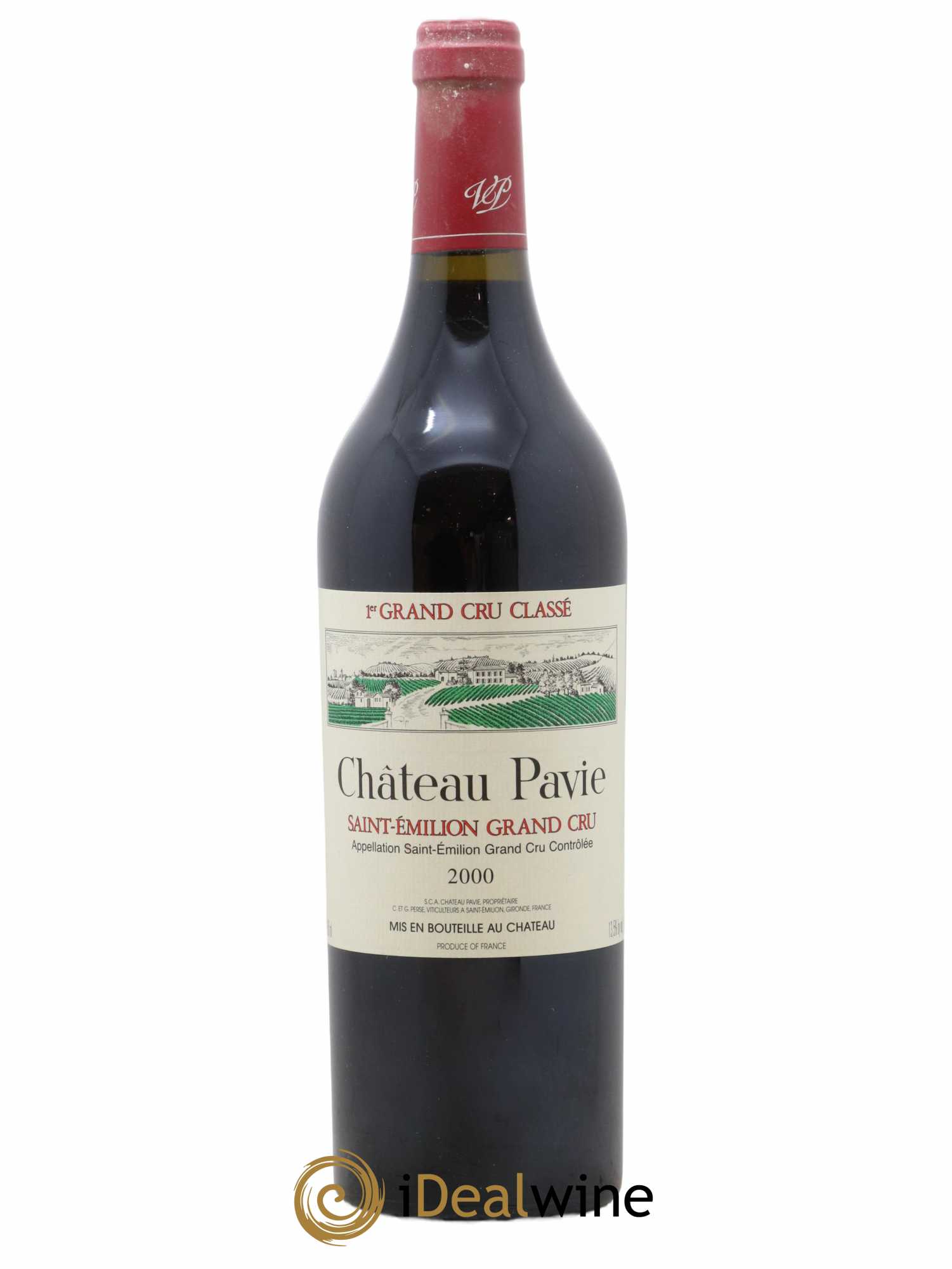 Château Pavie 1er Grand Cru Classé A 2000 - Lot de 1 bouteille - 0