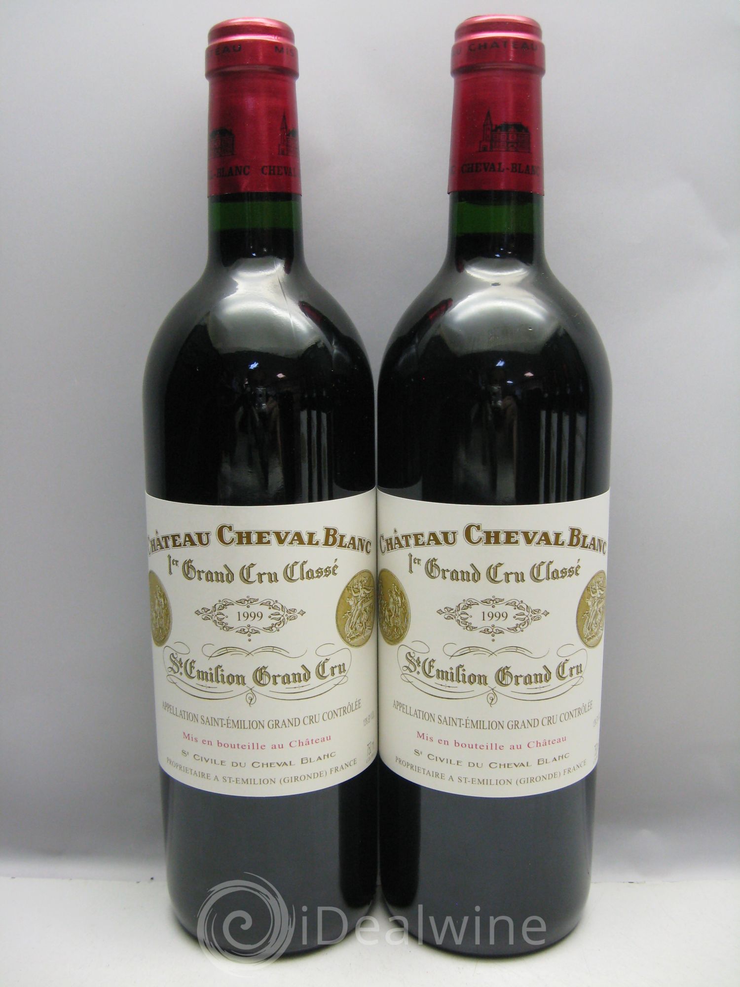 Château Cheval Blanc 1er Grand Cru Classé A 1999 - Lot de 6 bouteilles - 0