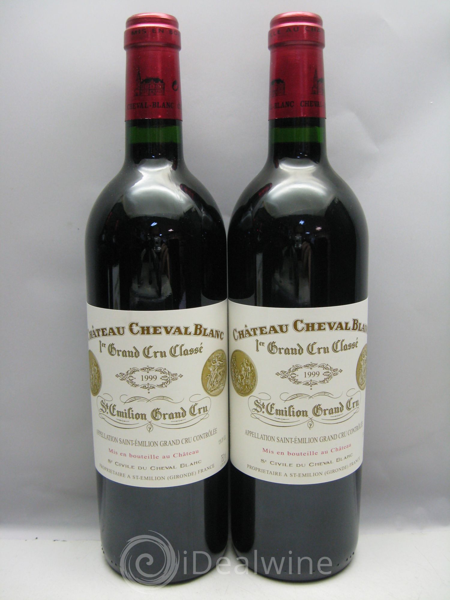 Château Cheval Blanc 1er Grand Cru Classé A 1999 - Lot de 6 bouteilles - 2