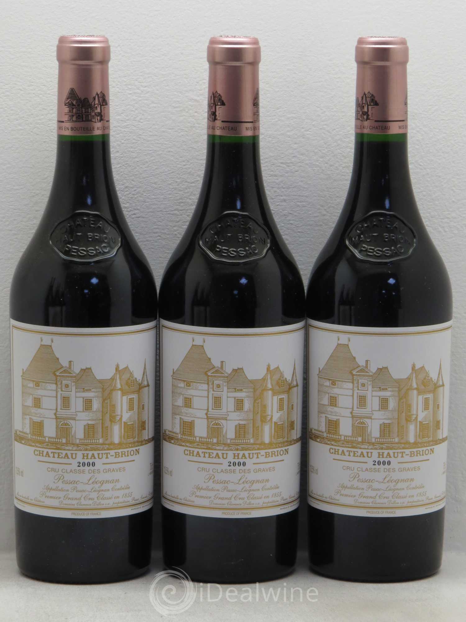 Château Haut Brion 1er Grand Cru Classé 2000 - Lot de 6 bouteilles - 1