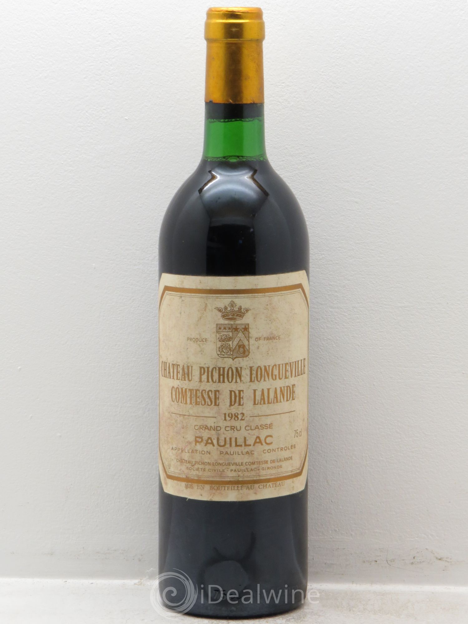 Château Pichon Longueville Comtesse de Lalande 2ème Grand Cru Classé 1982 - Lot de 1 bouteille - 0