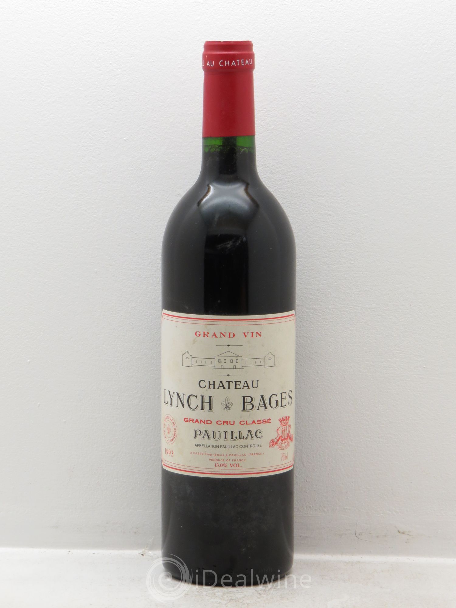 Château Lynch Bages 5ème Grand Cru Classé 1993 - Lot de 1 bouteille - 0