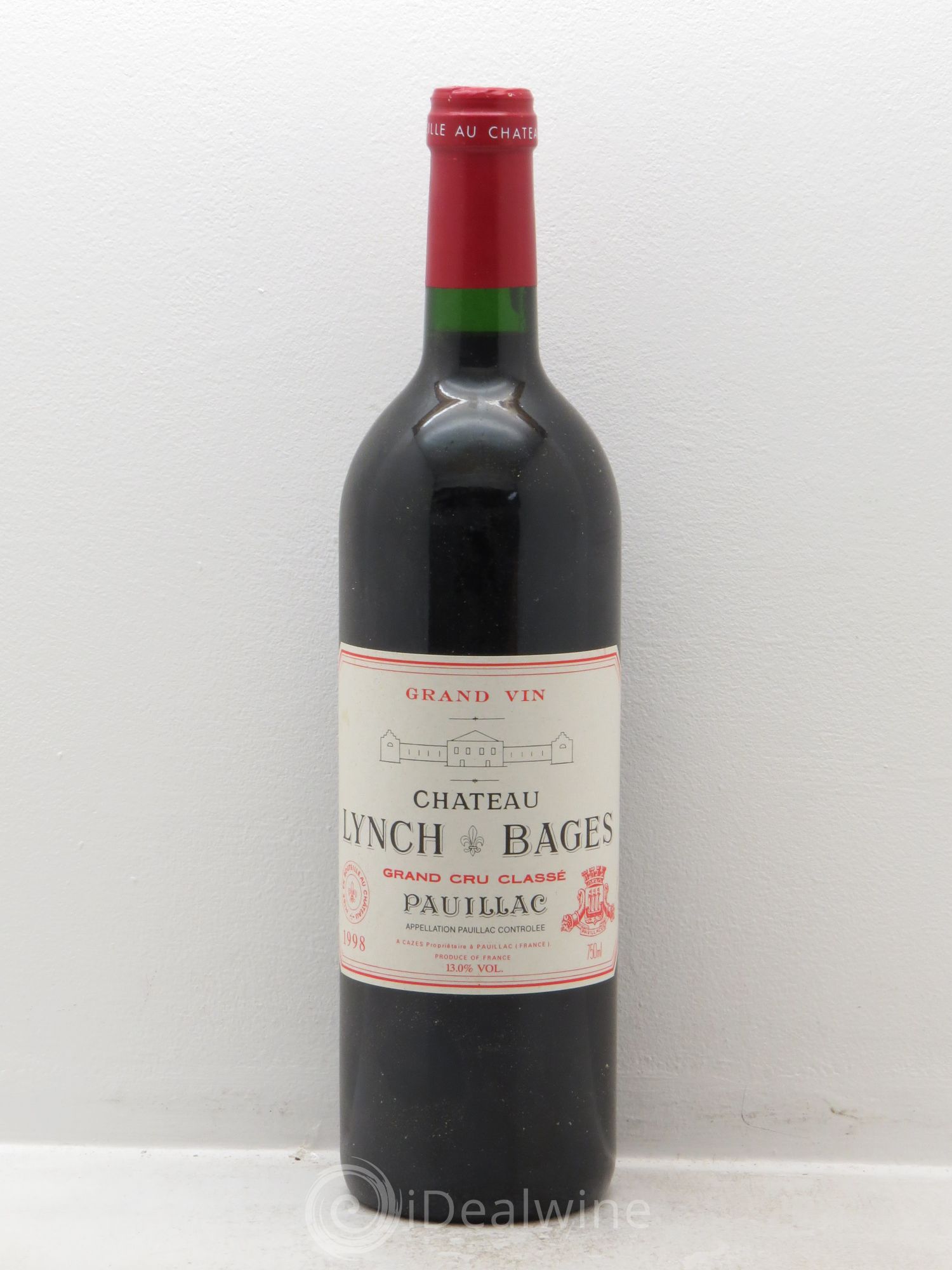 Château Lynch Bages 5ème Grand Cru Classé 1998 - Lot de 1 bouteille - 0