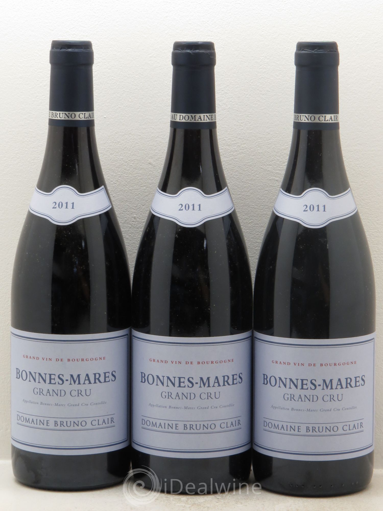 Bonnes-Mares Grand Cru Bruno Clair (Domaine) 2011 - Lot de 3 bouteilles - 0