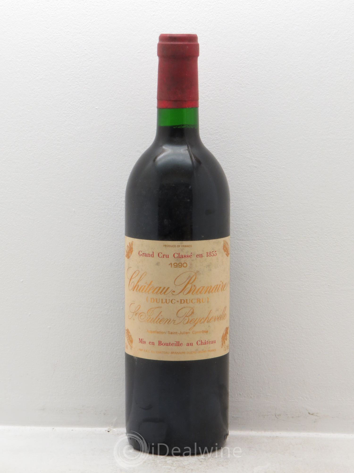 Château Branaire Ducru 4ème Grand Cru Classé 1990 - Lot de 1 bouteille - 0